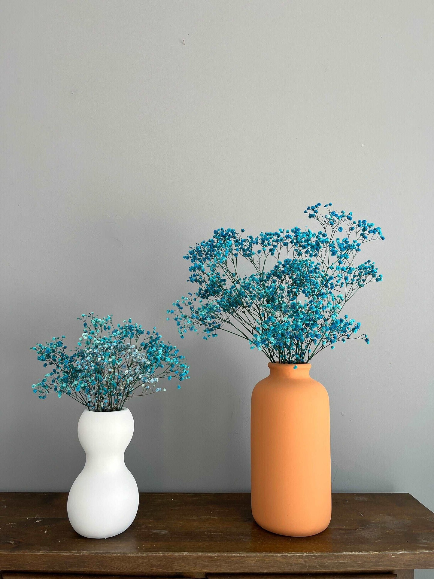 Natural Preserved Baby's Breath, Blue Gypsophila, Blue Baby's Breath, Preserved Gypsophila, Flower Arrangement, Turquoise Flowers