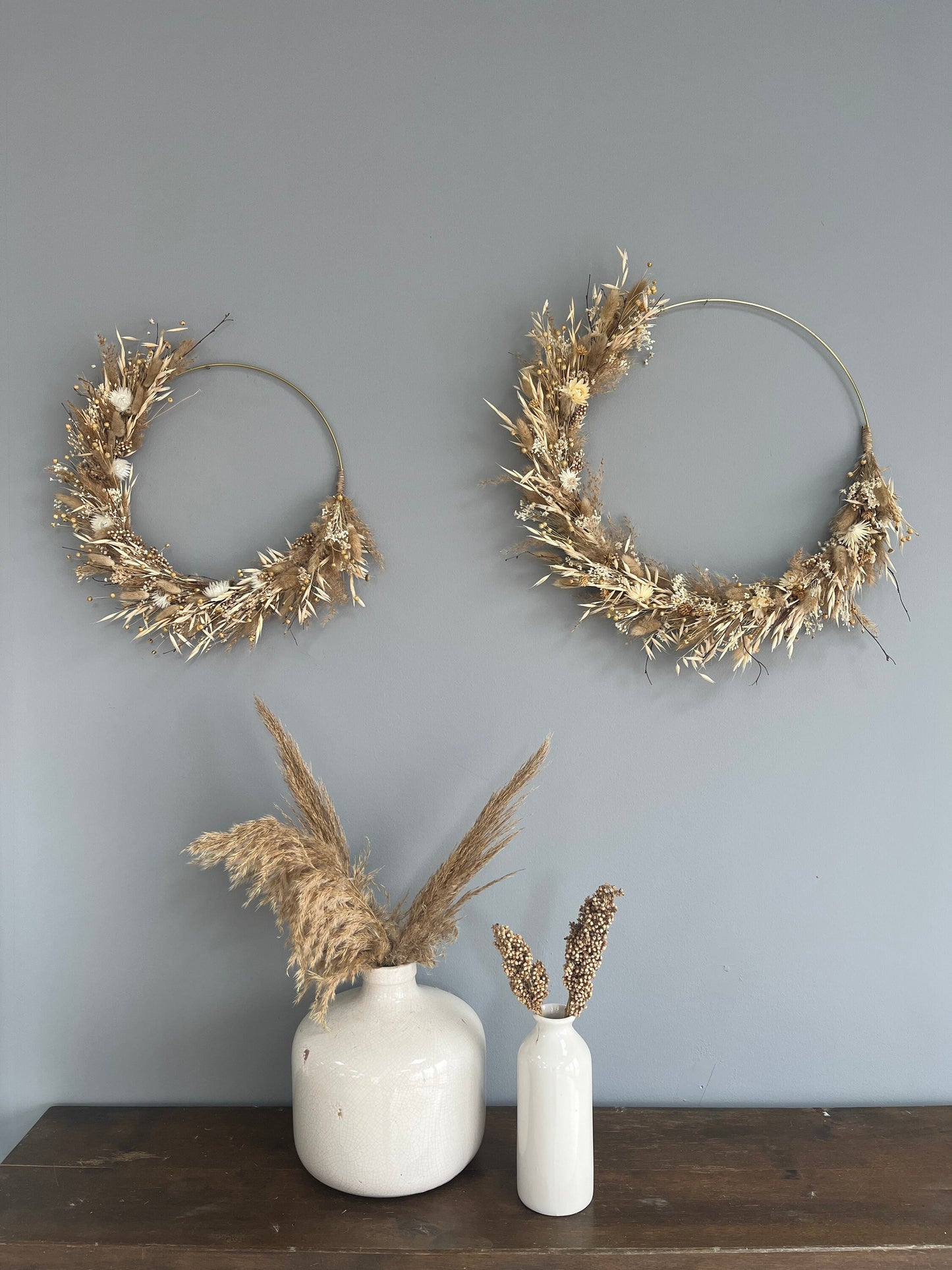 Dried flower Rustic wreath