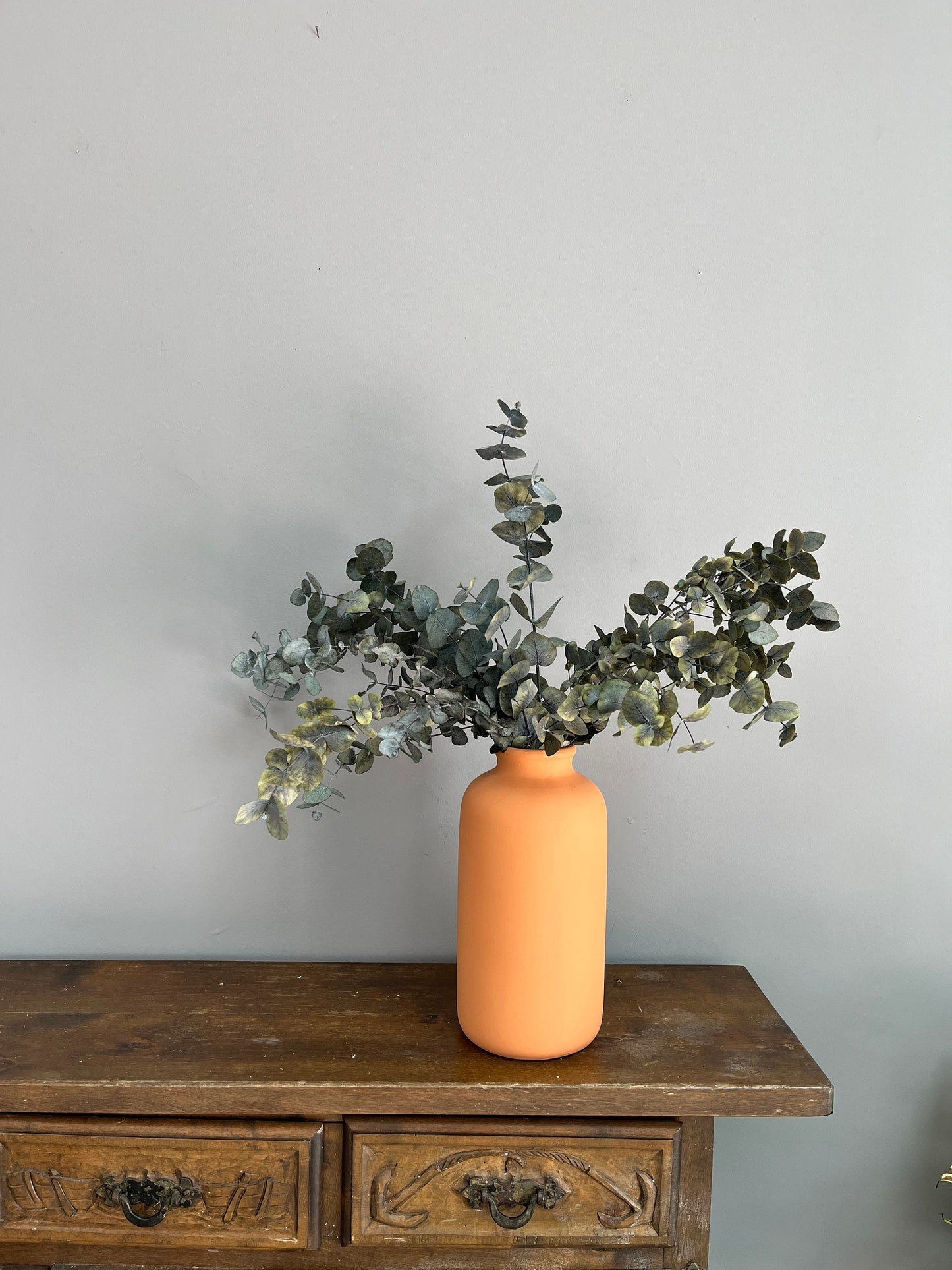 Eucalyptus in a vase, Vase arrangement, Dried flowers bouquet in a vase, Dried flowers bouquet, Boho decor, Table decor, Boho bouquet