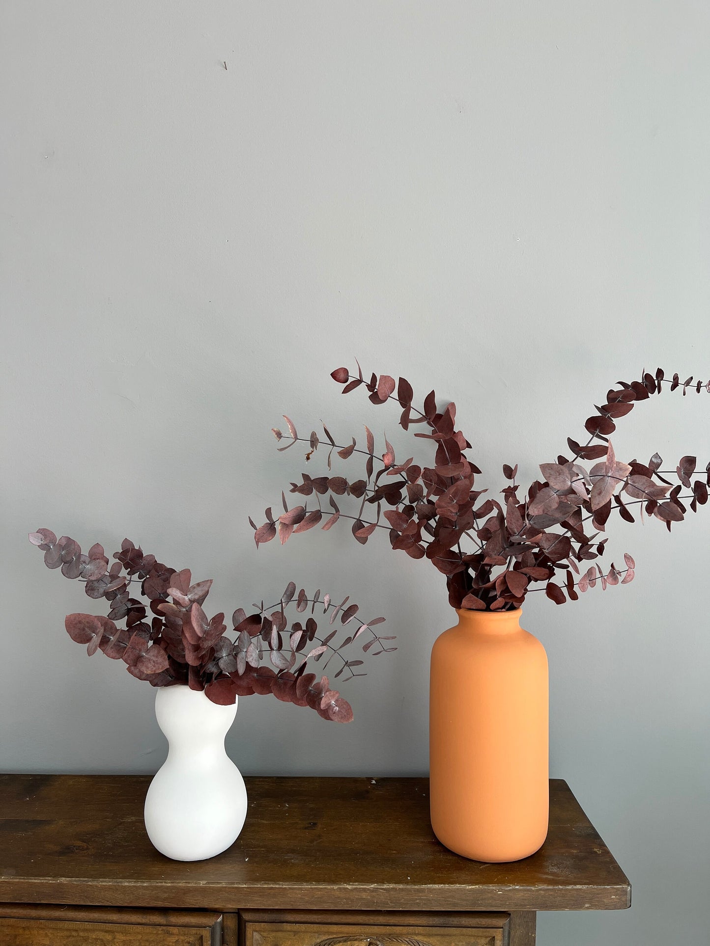 Eucalyptus in a vase, Vase arrangement, Dried flowers bouquet in a vase, Dried flowers bouquet, Boho decor, Table decor, Fall decor
