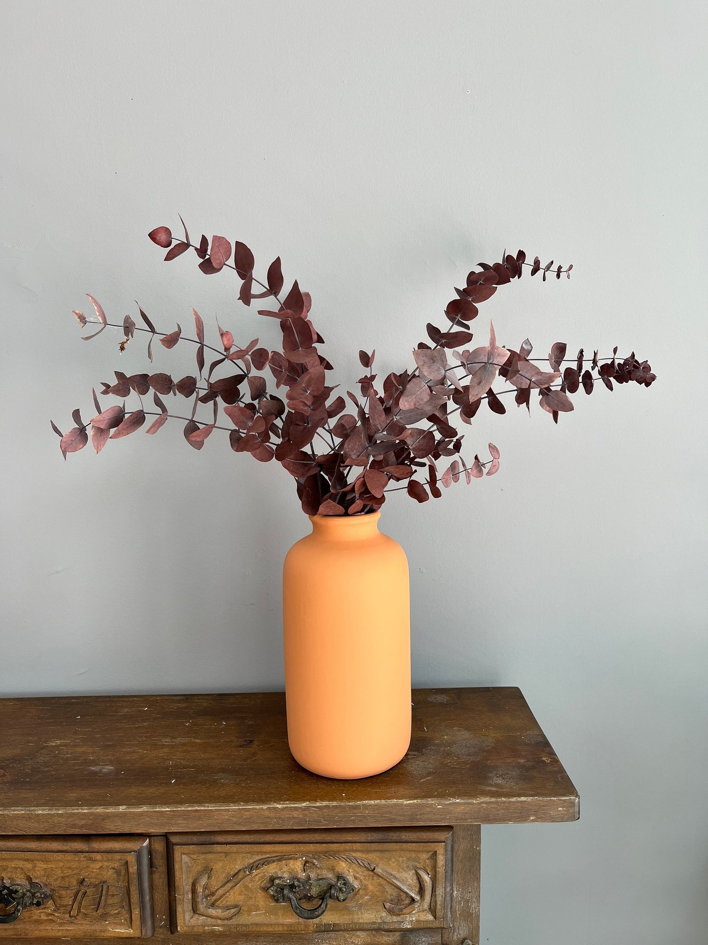 Eucalyptus in a vase, Vase arrangement, Dried flowers bouquet in a vase, Dried flowers bouquet, Boho decor, Table decor, Fall decor
