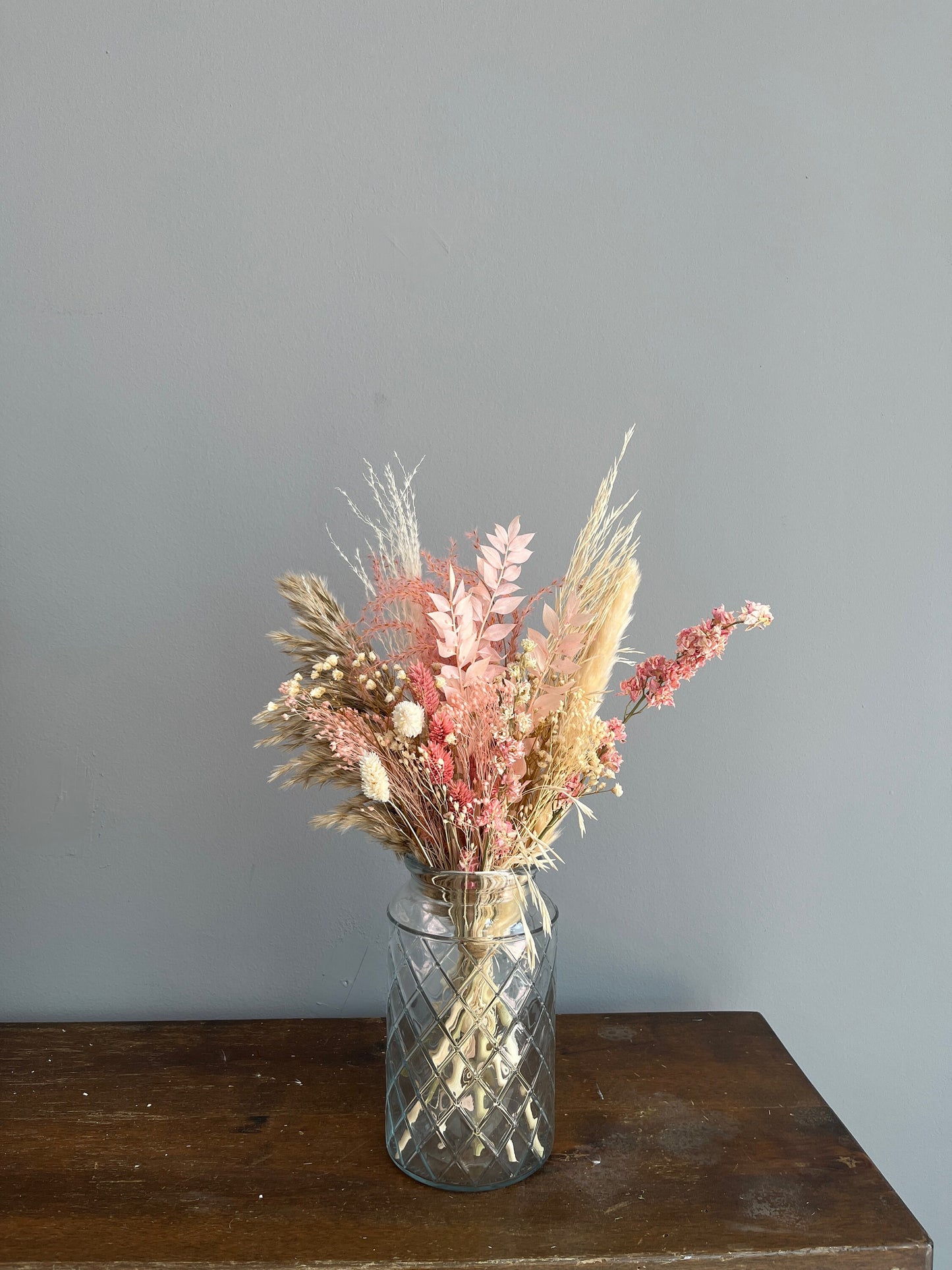 Dusty Pink Dried Bouquet