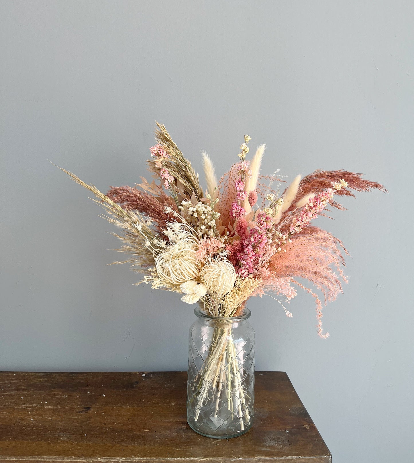 Dusty Pink Dried Bouquet