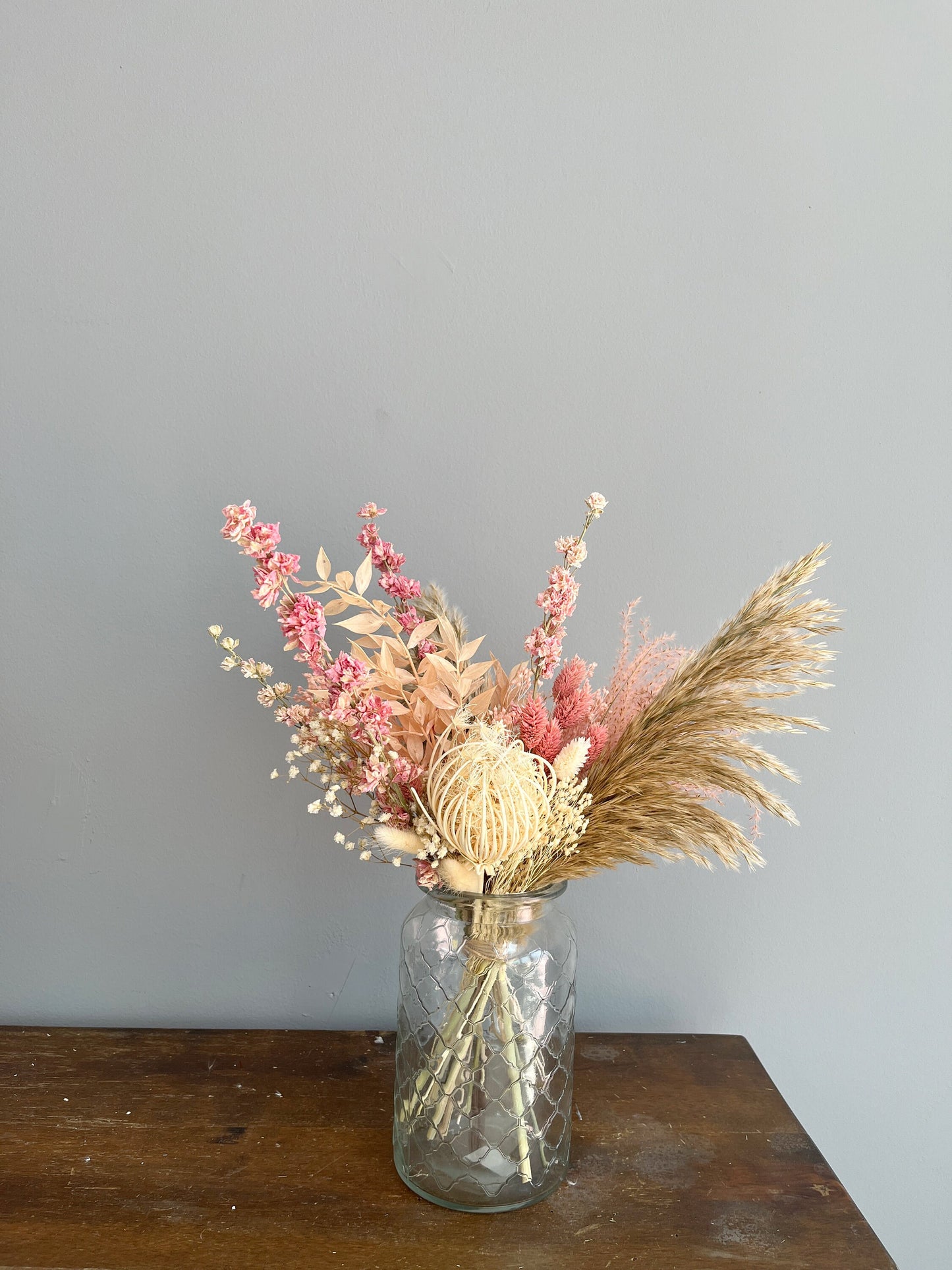 Dusty Pink Dried Bouquet