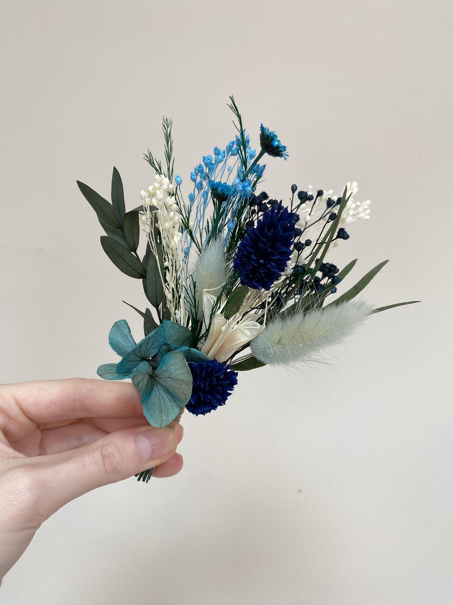 Navy Blue Boho Wedding Bouquet Peacock Bridal Bouquet Peacock Wedding Gatsby Wedding Peacock Feather Bouquet Navy Blue Bridesmaid Bouquet