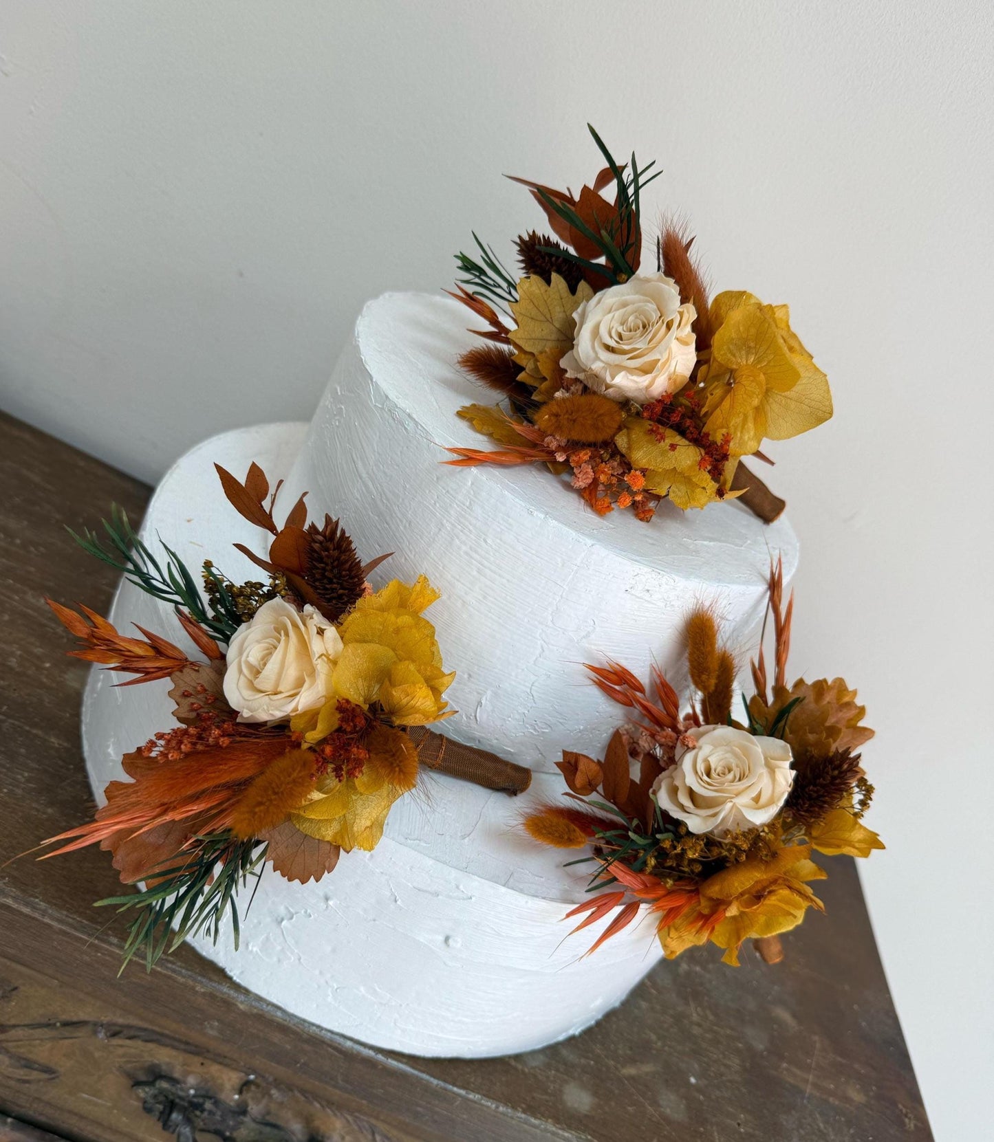 Terracotta Cascading Wedding Bouquet