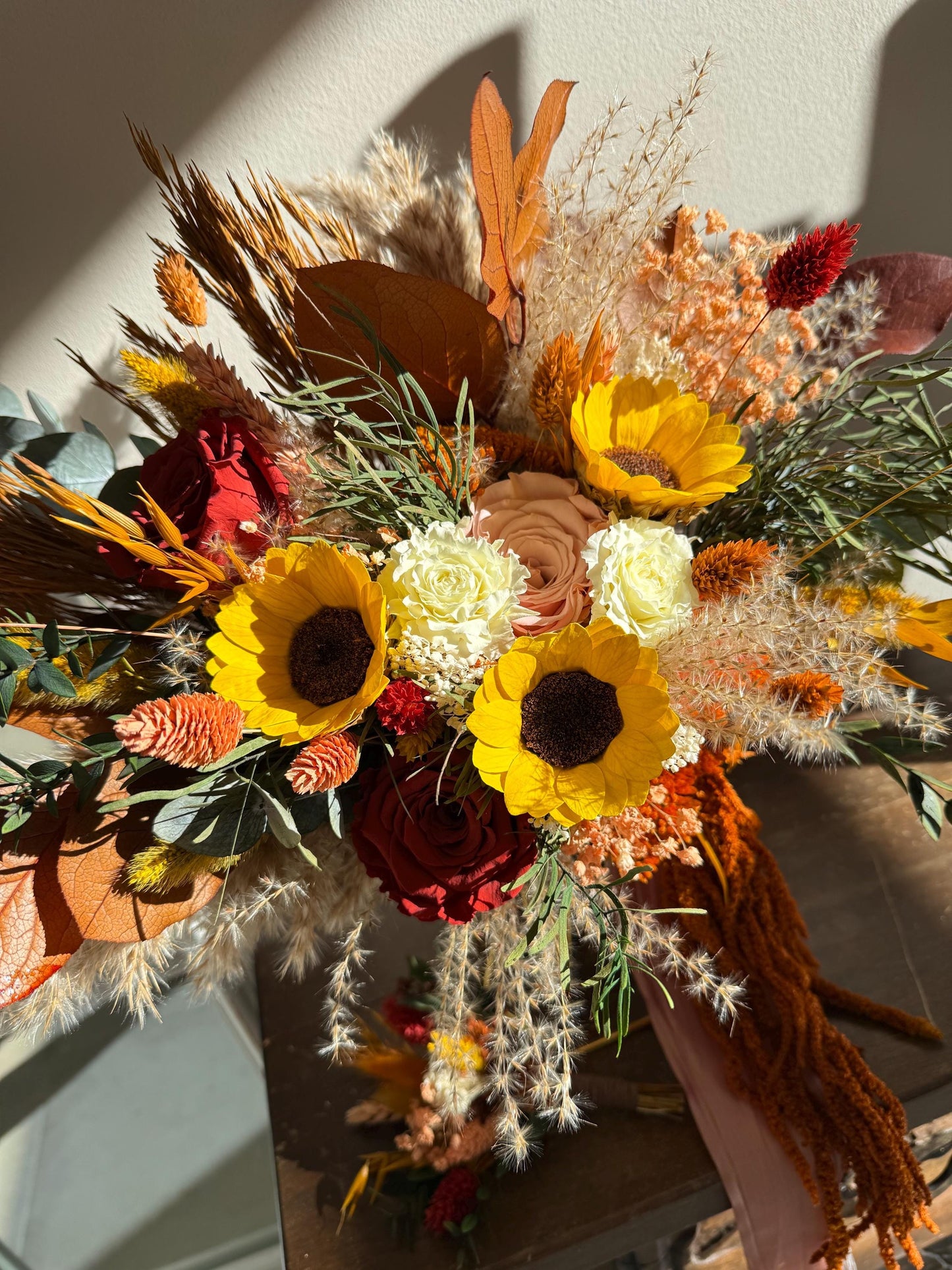 Sunflowers Wedding Bouquet