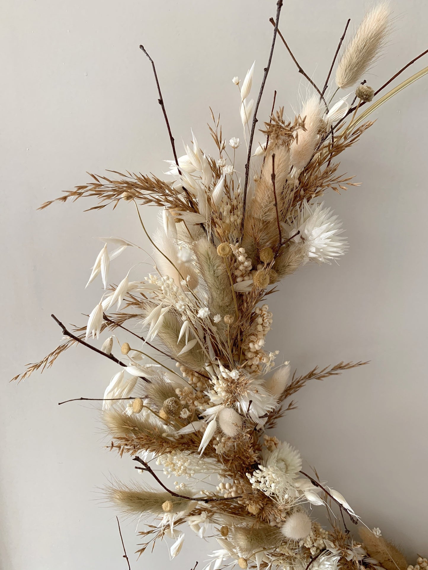 Dried flower Rustic wreath