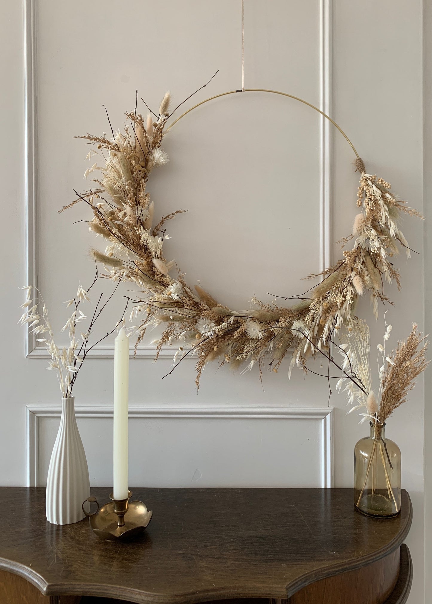 Dried flower Rustic wreath
