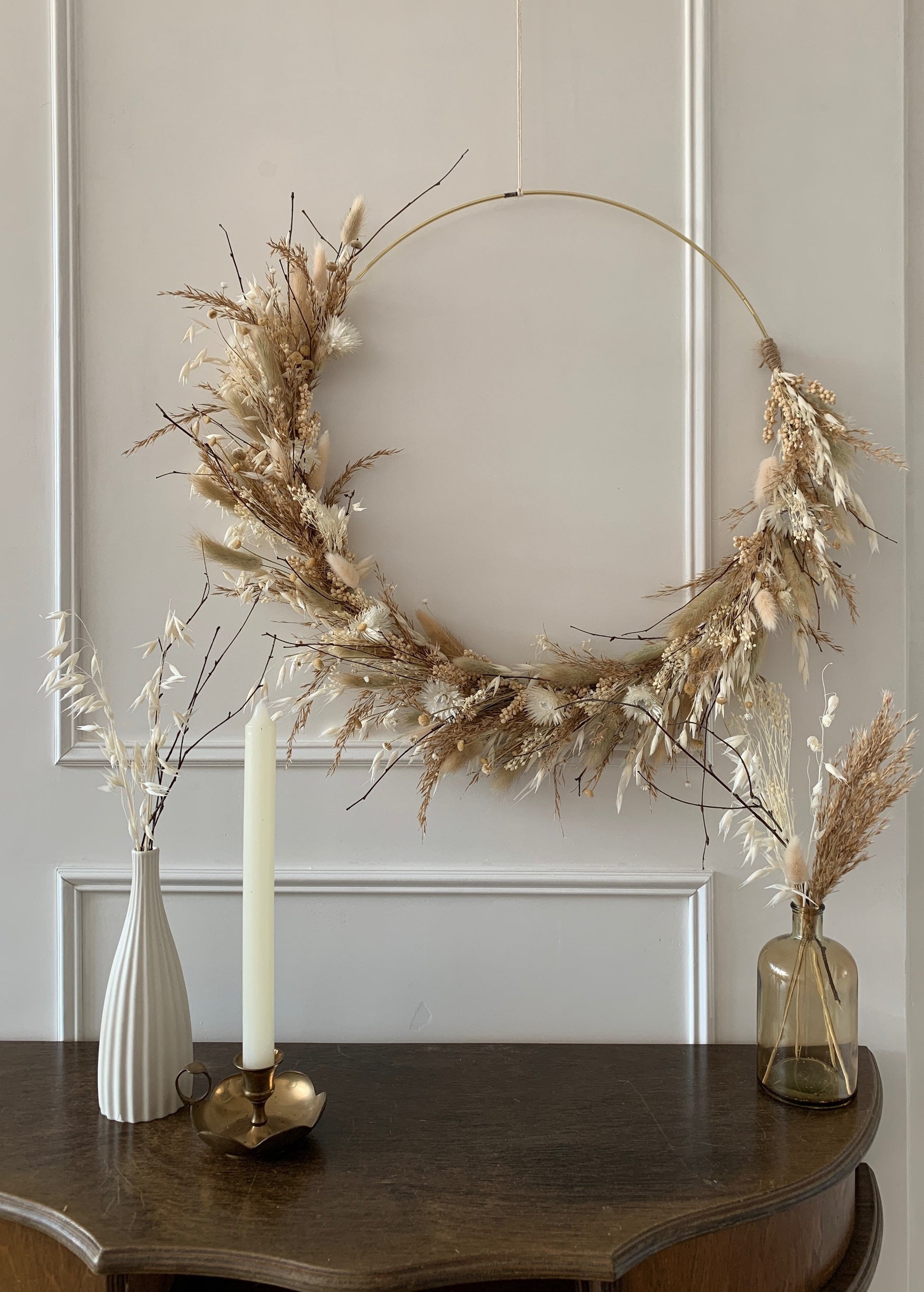 Dried flower Rustic wreath