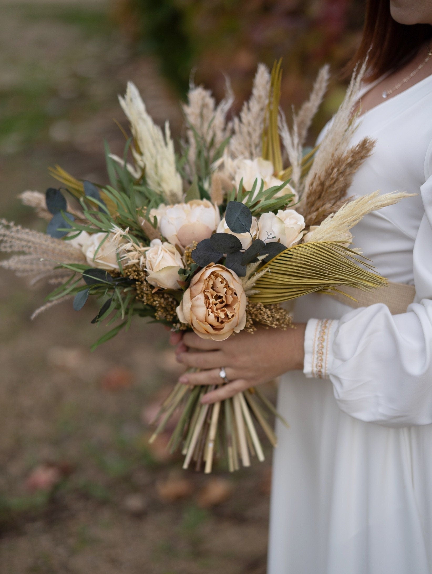 Champagne Wedding Bouquet newest