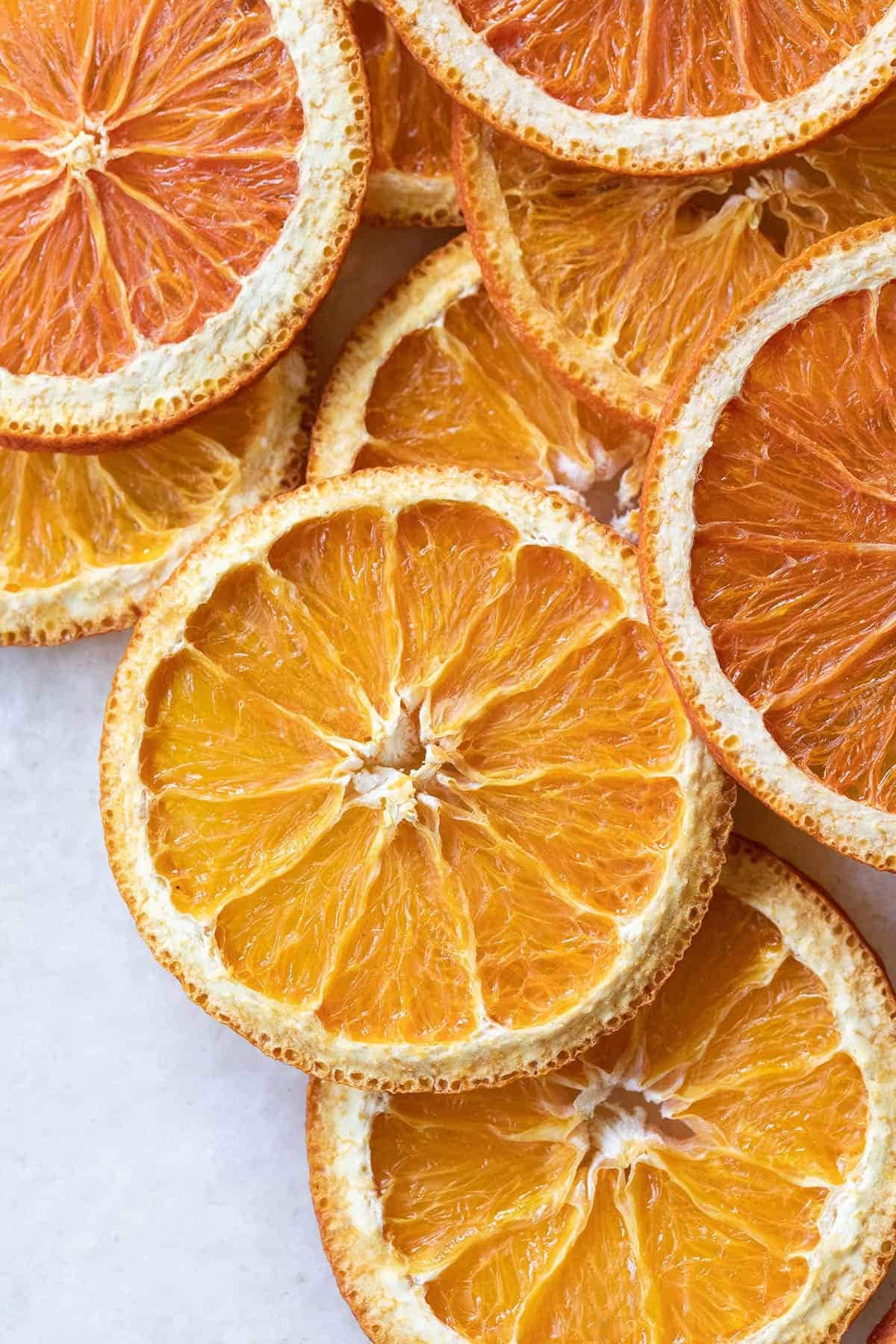 Dried Orange Slices for Food and Decoration