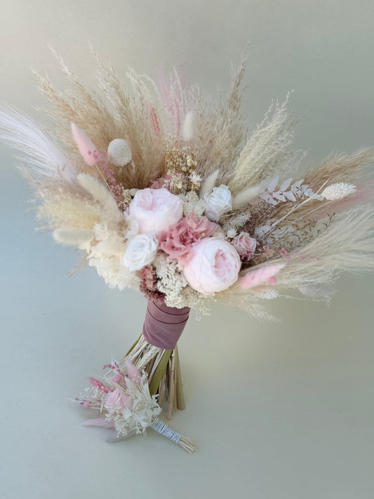 Dusty Pink Wedding Flowers
