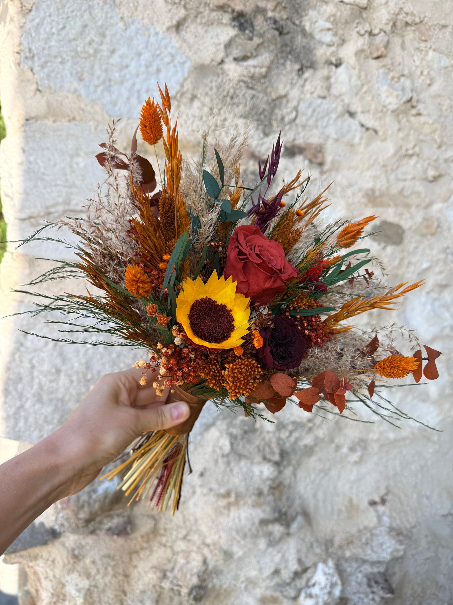 Sunflowers Wedding Bouquet