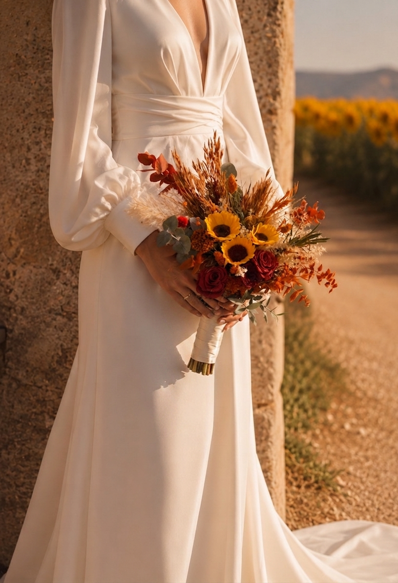 Sunflowers Wedding Bouquet