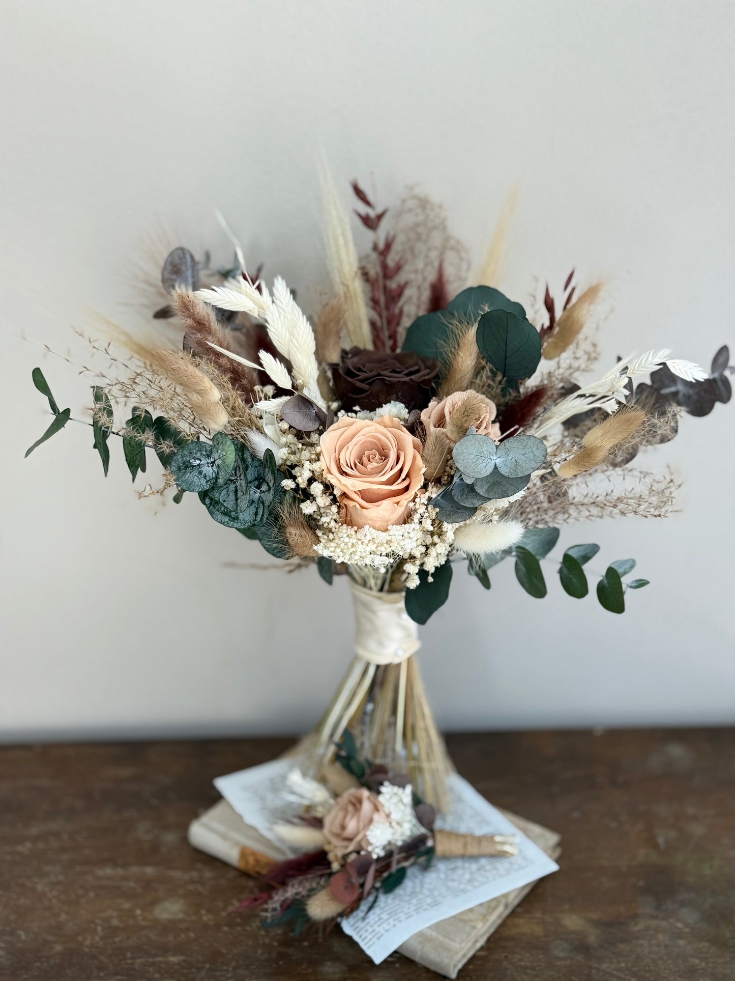 Mocha Taupe Wedding Flowers