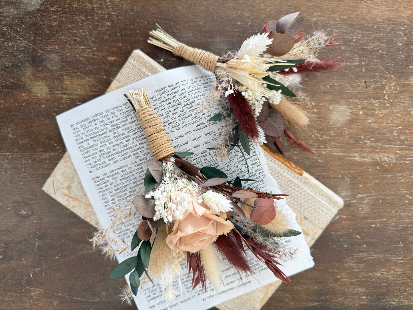 Mocha Taupe Wedding Flowers