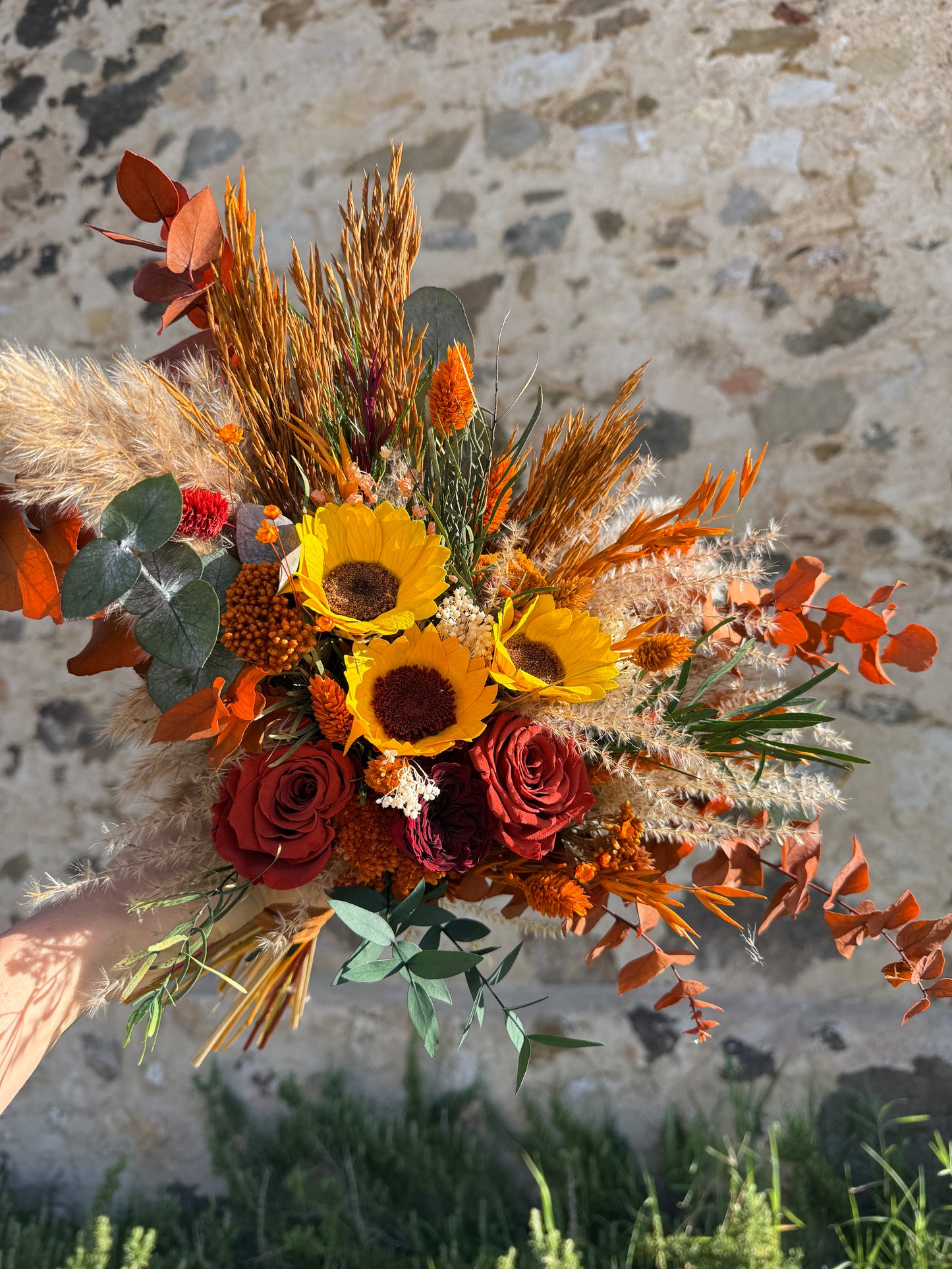 Sunflowers Wedding Bouquet