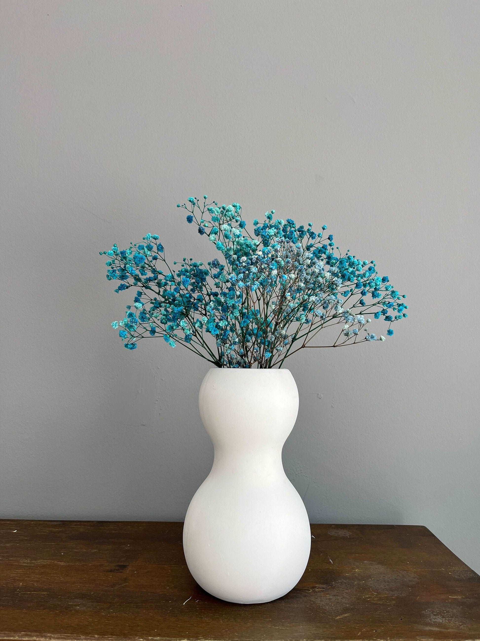 Natural Preserved Baby's Breath, Blue Gypsophila, Blue Baby's Breath, Preserved Gypsophila, Flower Arrangement, Turquoise Flowers