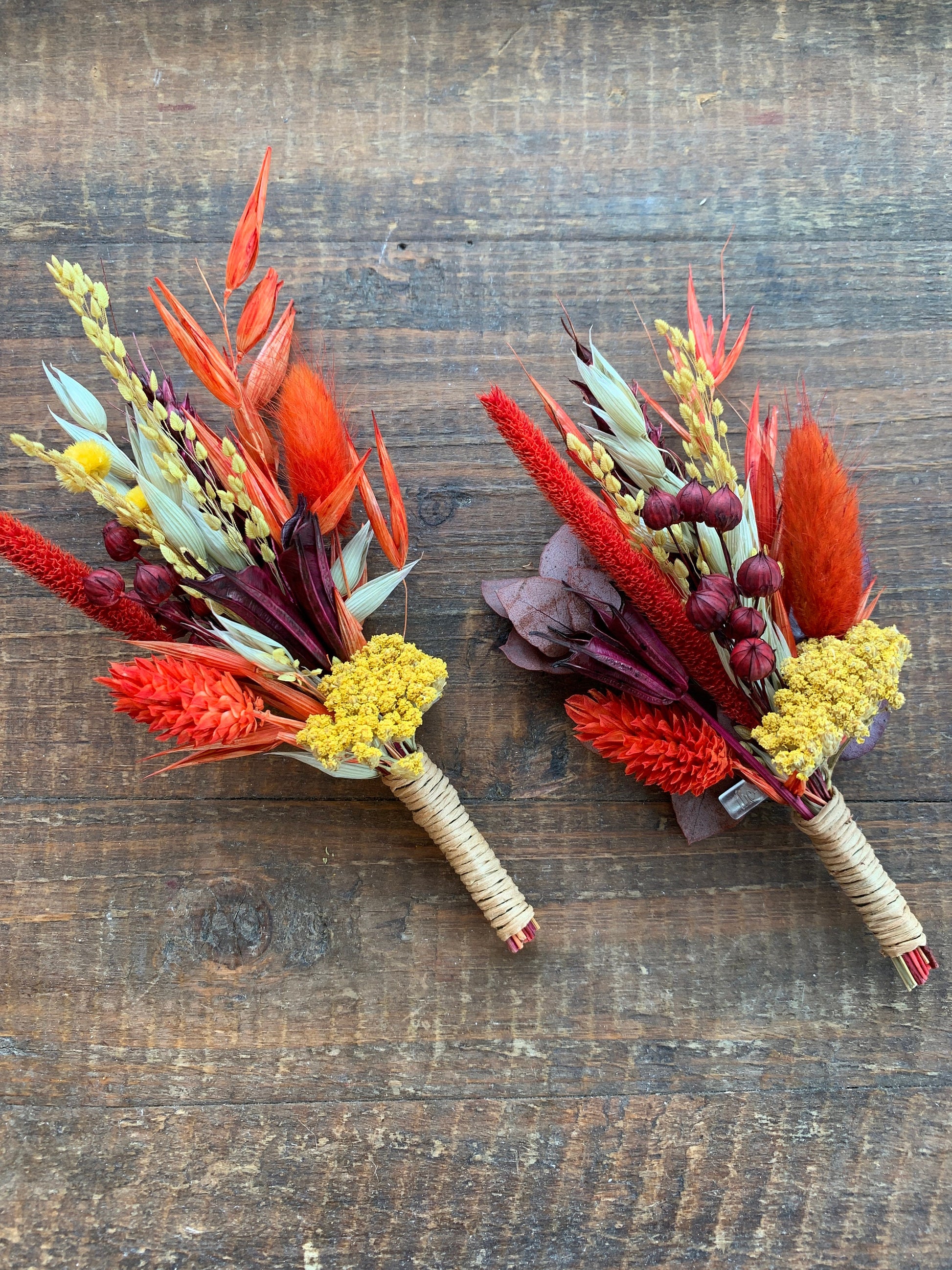 Rust Burgundy Wedding Bouquet Berry Colored Bouquet Boho Wedding Bouquet Dried Flowers Bridal Bouquet Wedding Rustic Bouquet for Bride to be