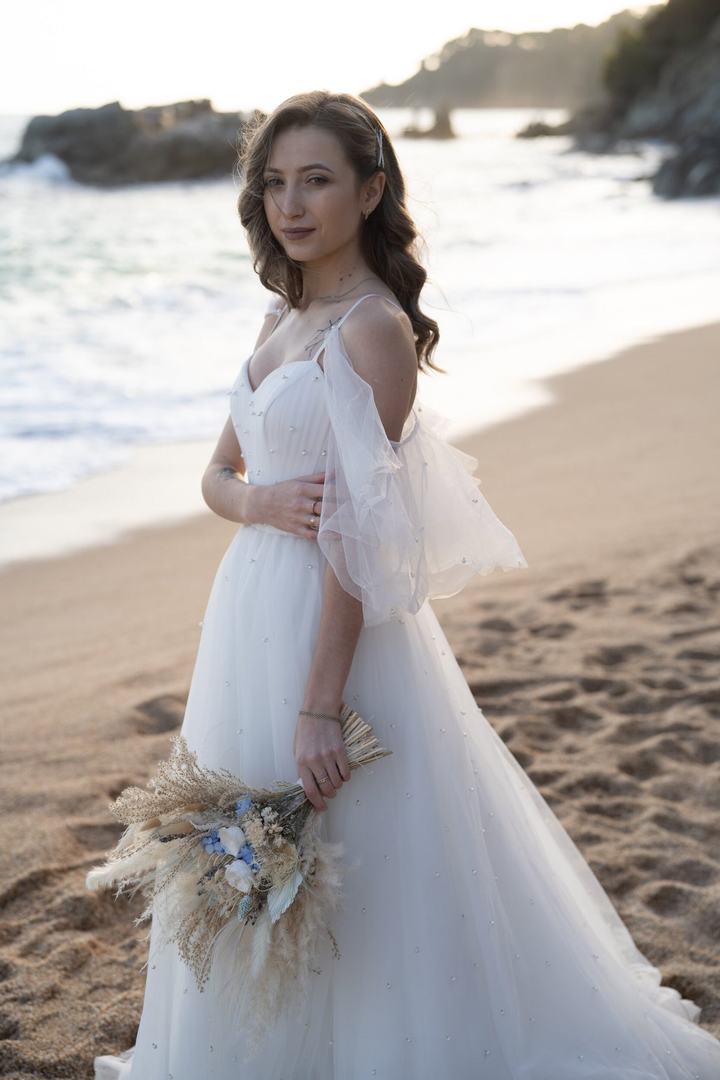 Ice Blue Wedding Flowers