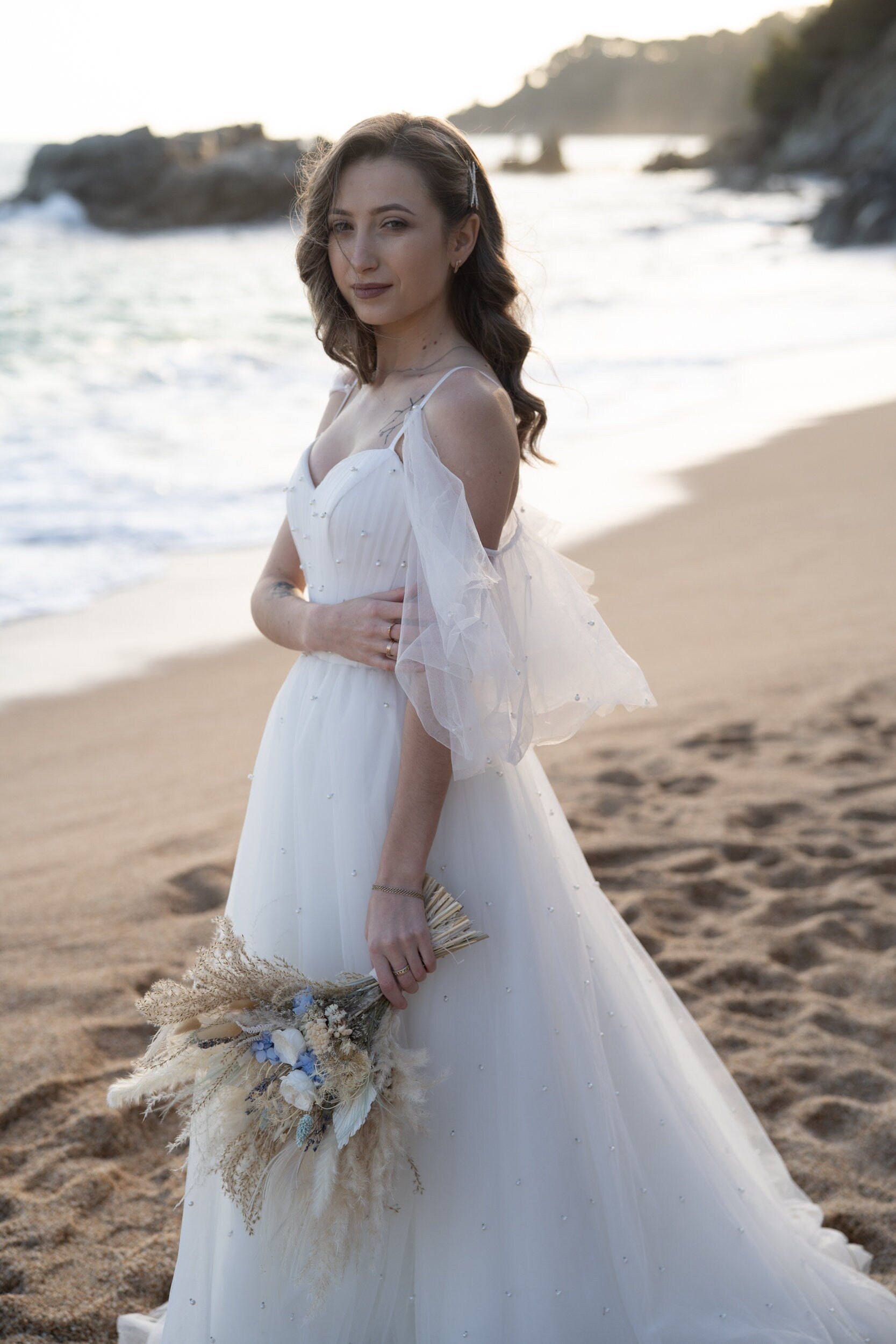 Ice Blue Wedding Flowers