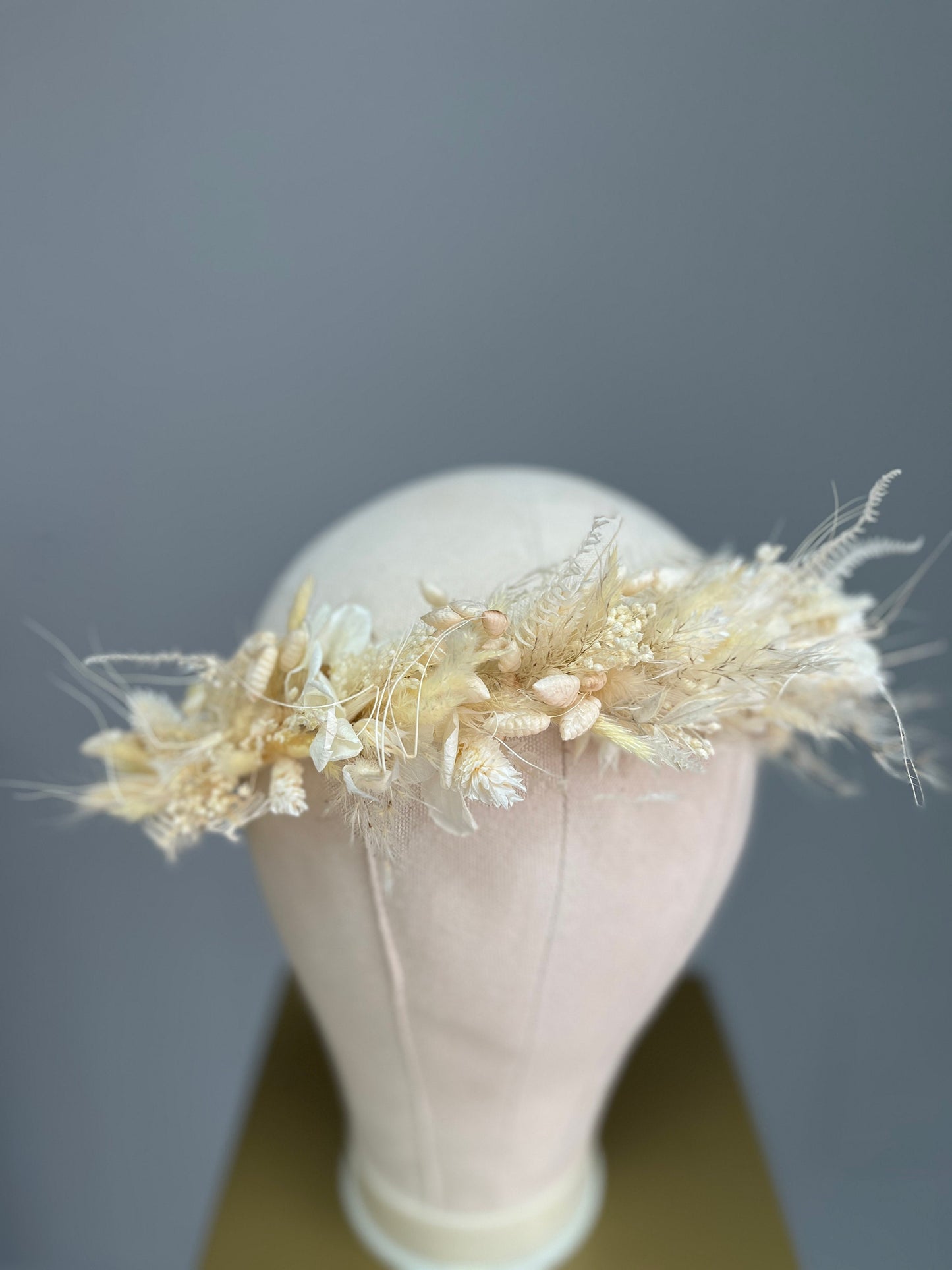 White Cotton Wedding Bouquet