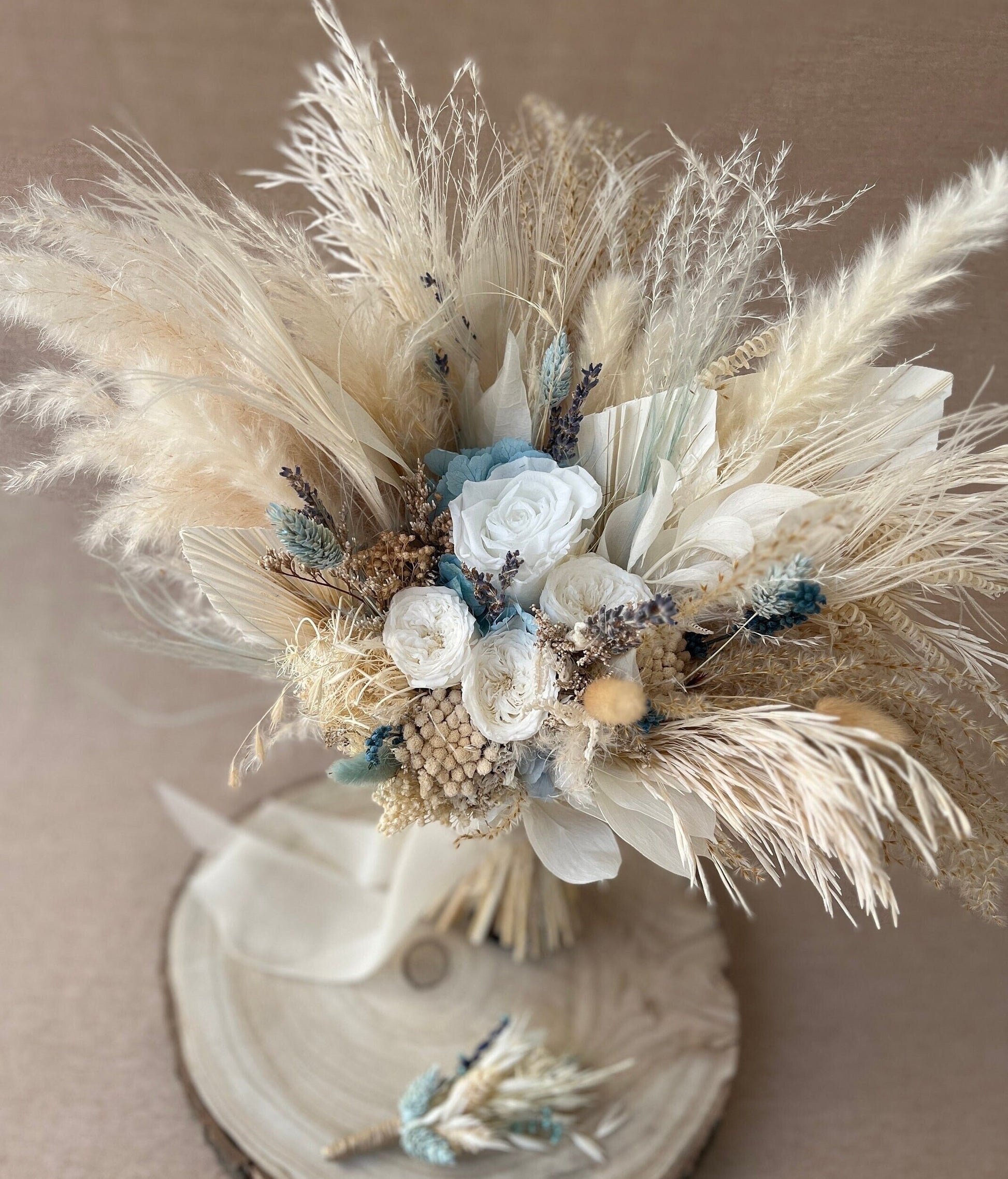 Ice Blue Wedding Flowers