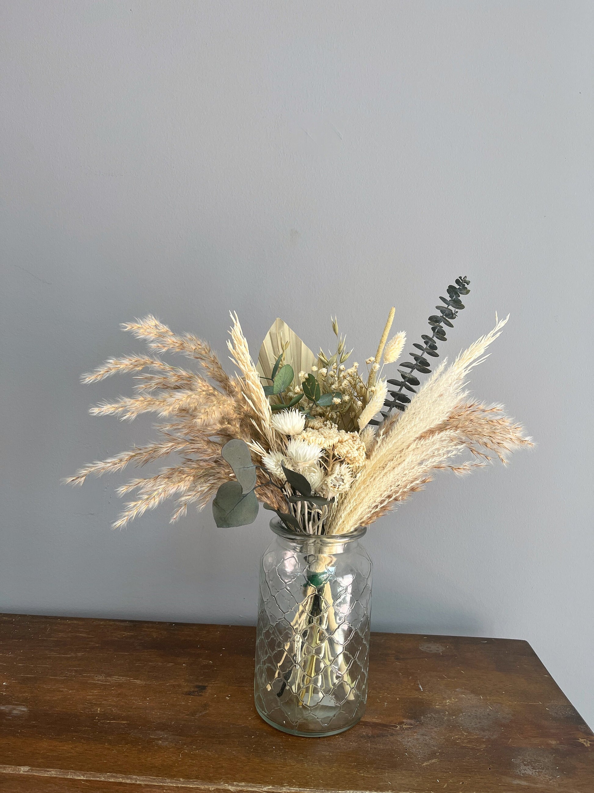 Dried Bouquet White&Green