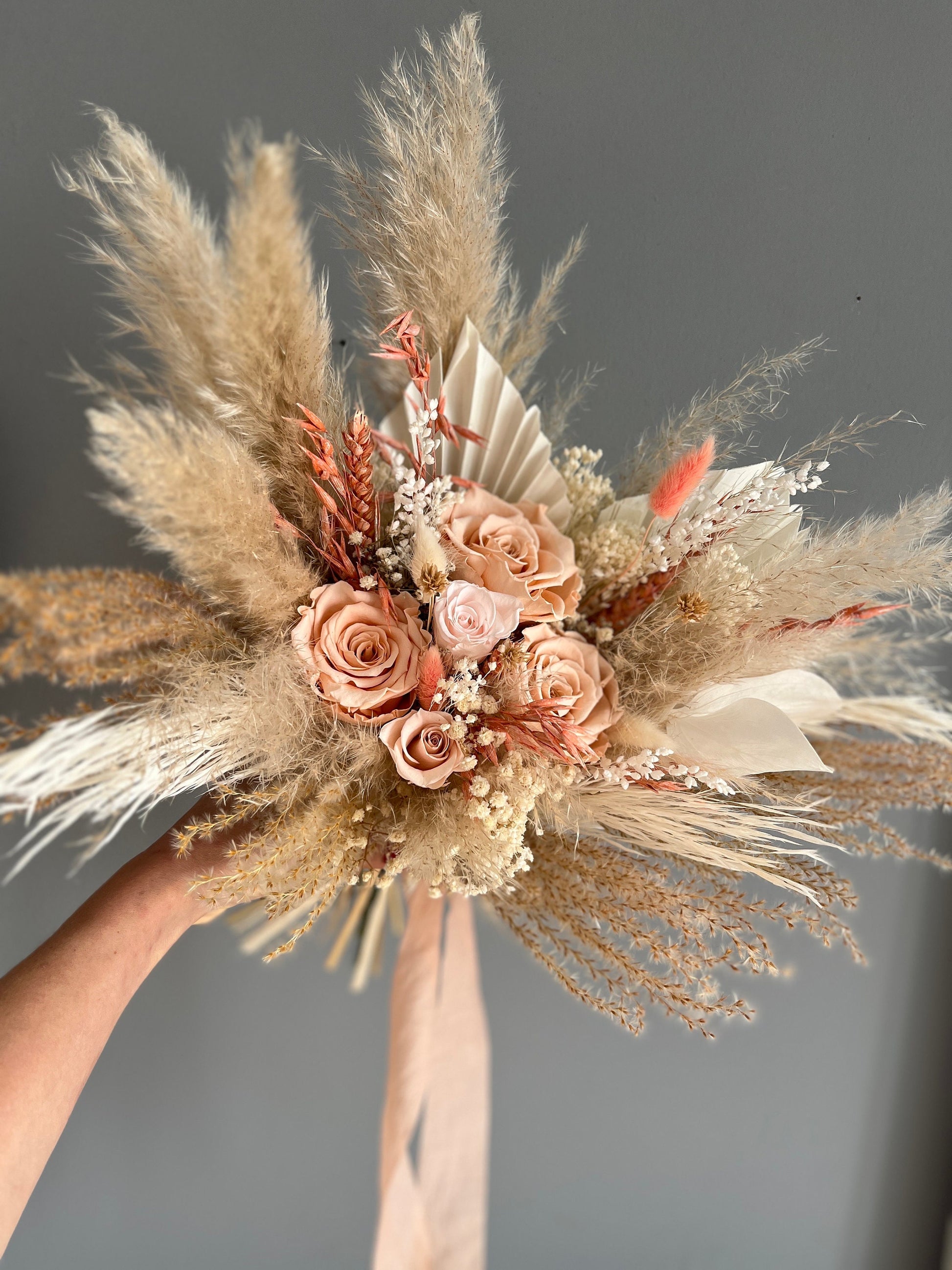 Peach Wedding Bouquet