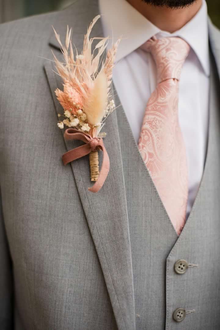 Peach Wedding Bouquet