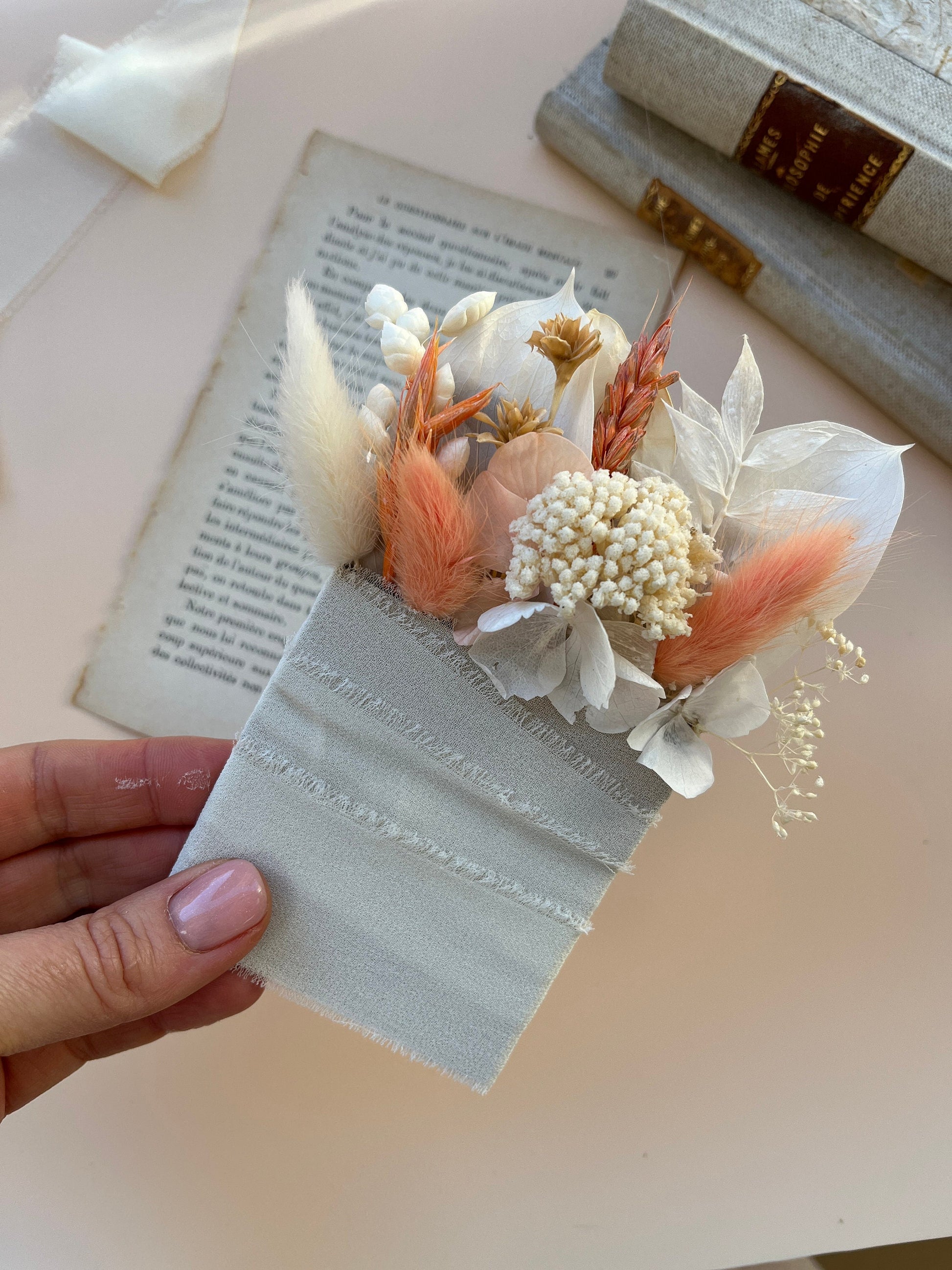 Peach Wedding Bouquet
