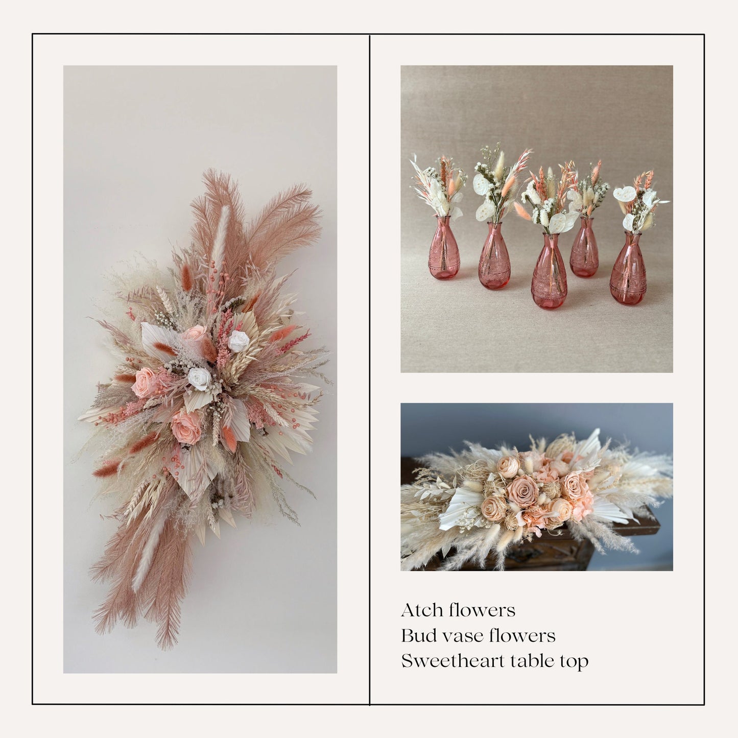 Peach Wedding Bouquet