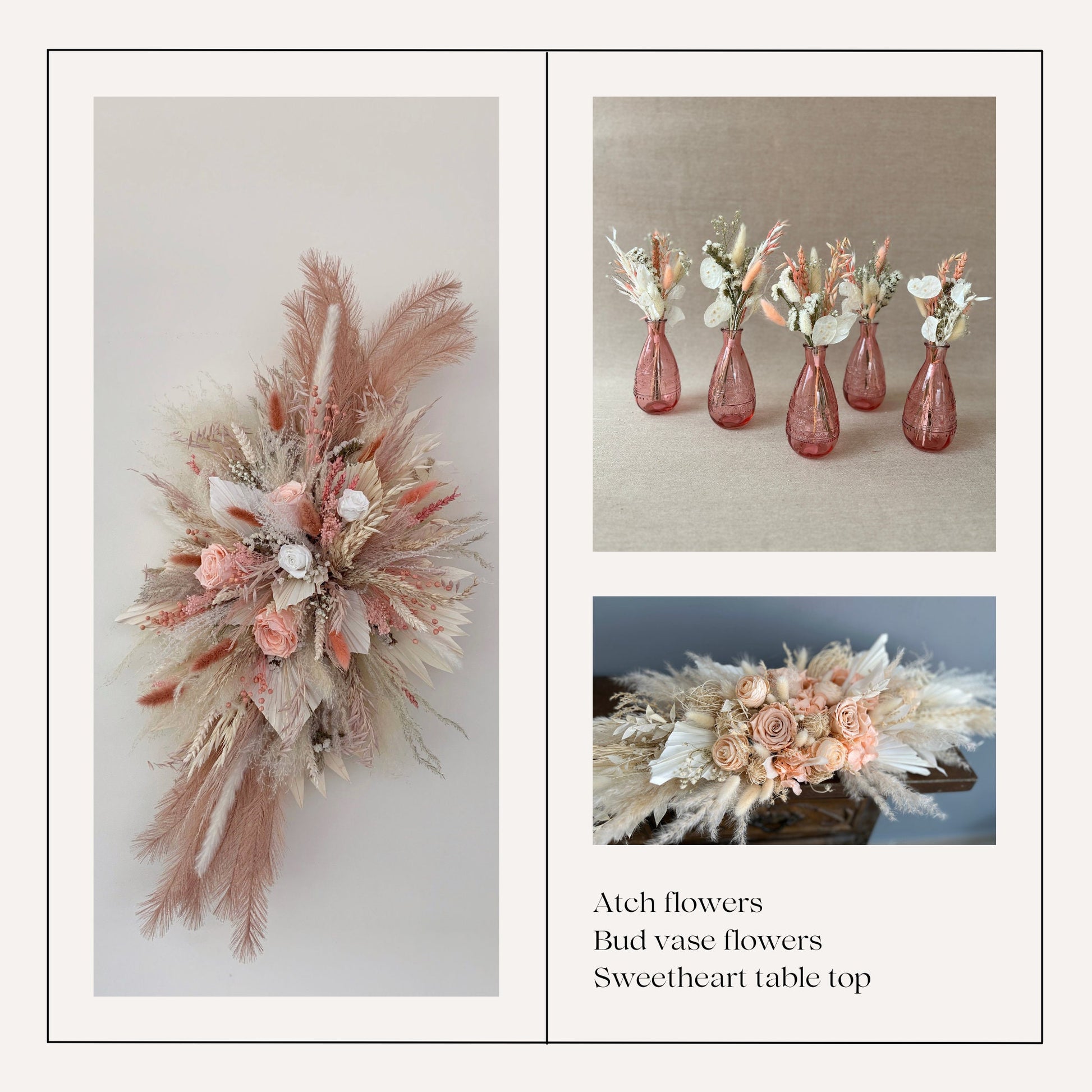 Peach Wedding Bouquet