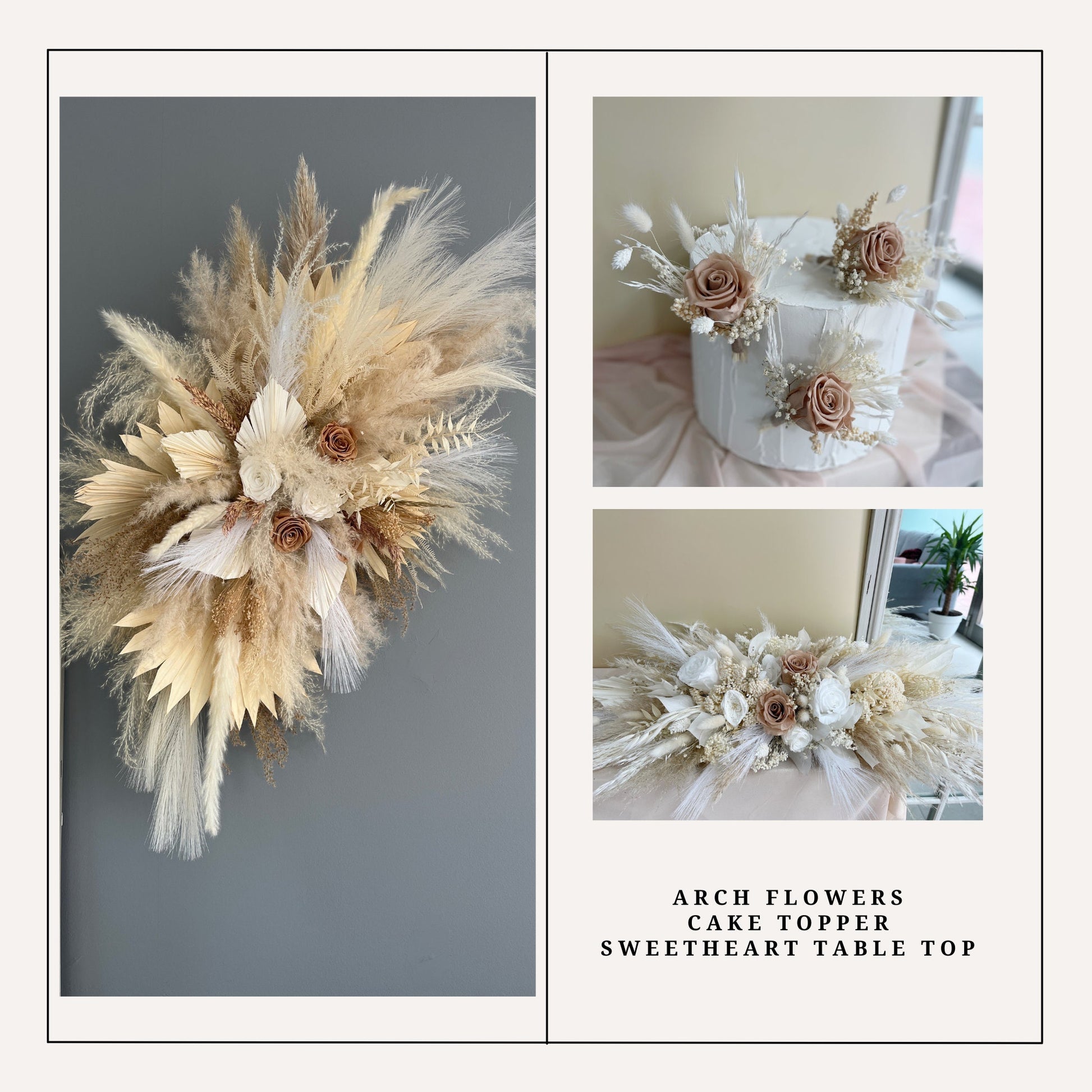 Neutral White Wedding Bouquet