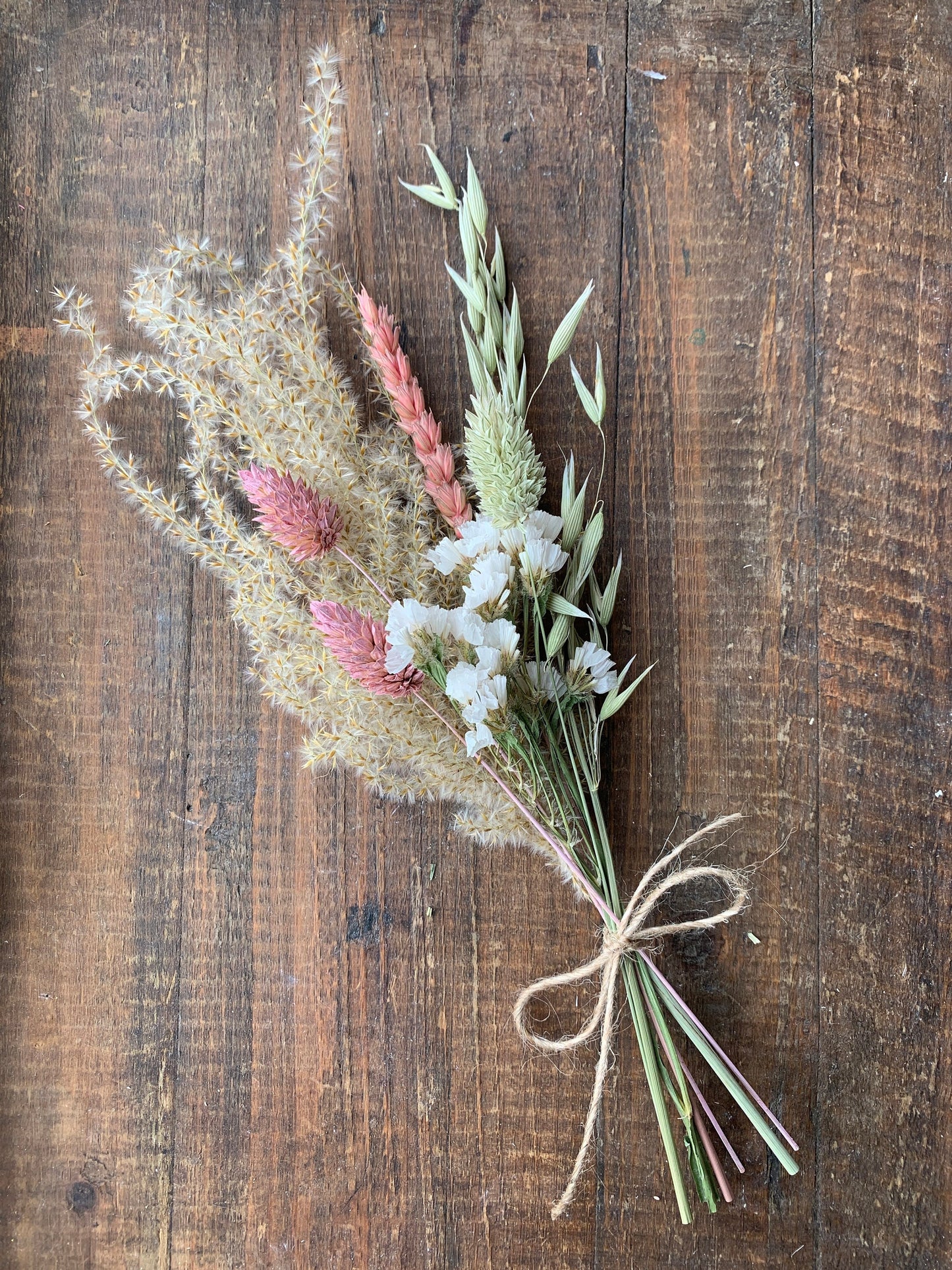 Soft Pink Boho Wedding Bouquet