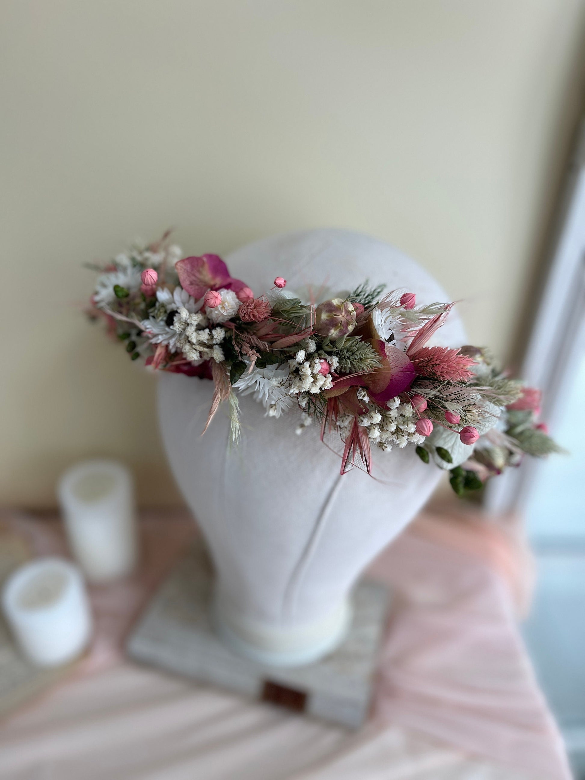 Rustic Bridal Bouquet Blush | Wildflower Wedding Flowers