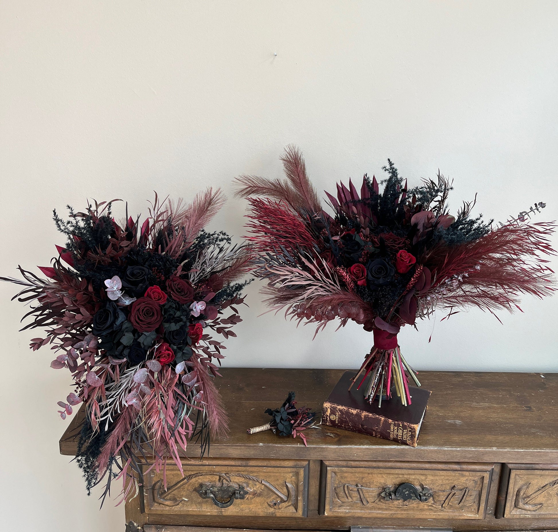 Moody Wedding Bouquet