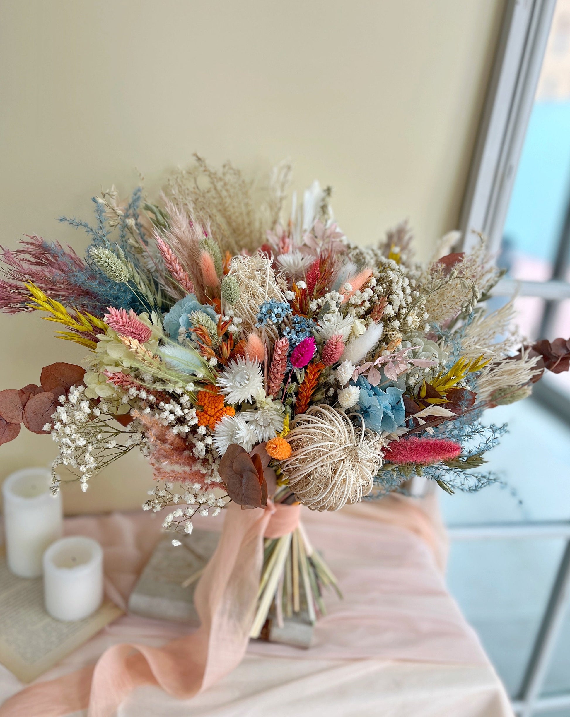 Rustic Rainbow Bouquet