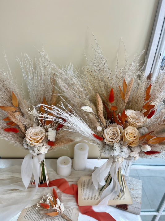 Terracotta Dried Bouquet