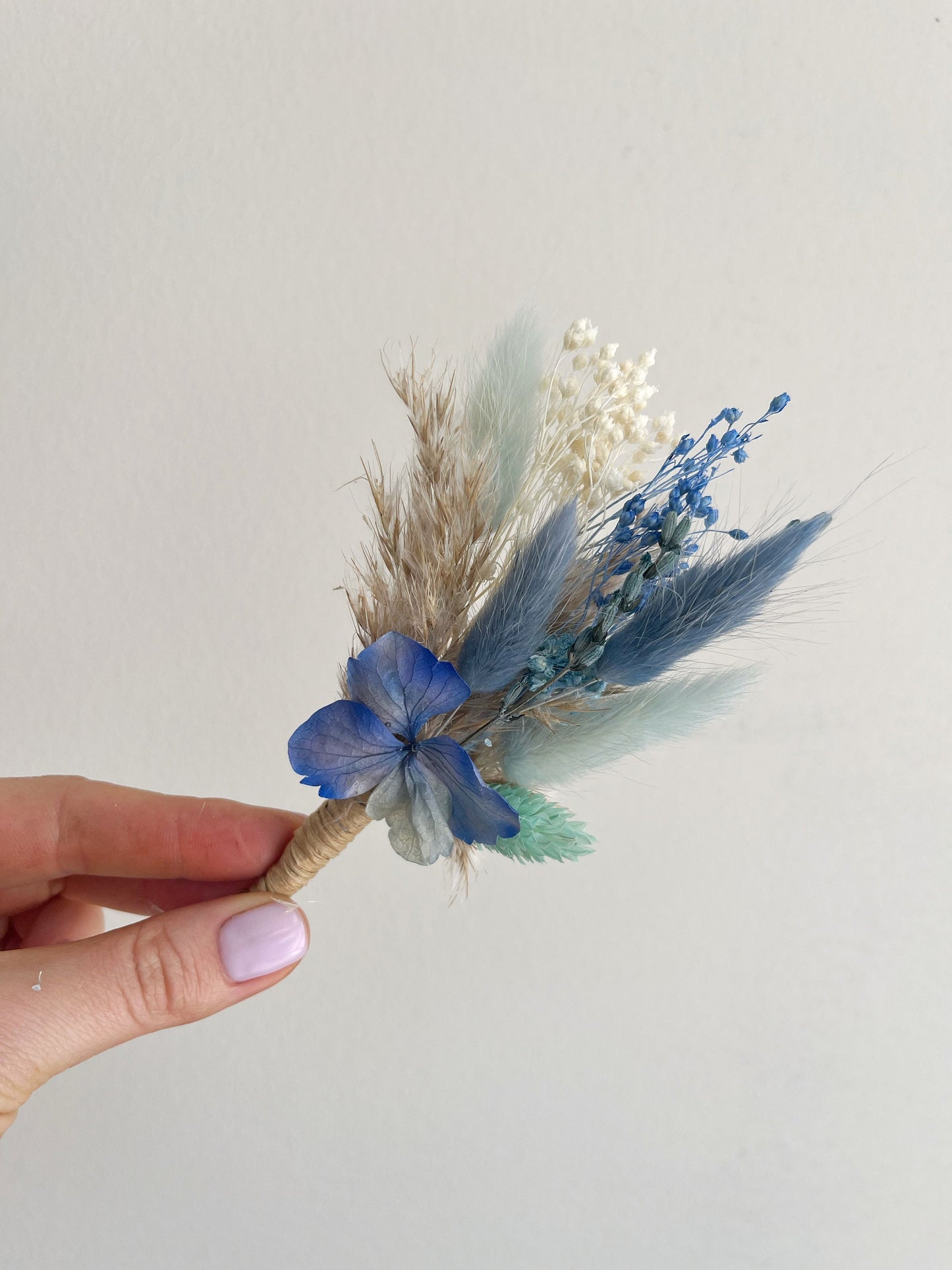 Ice Blue Bridal Bouquet