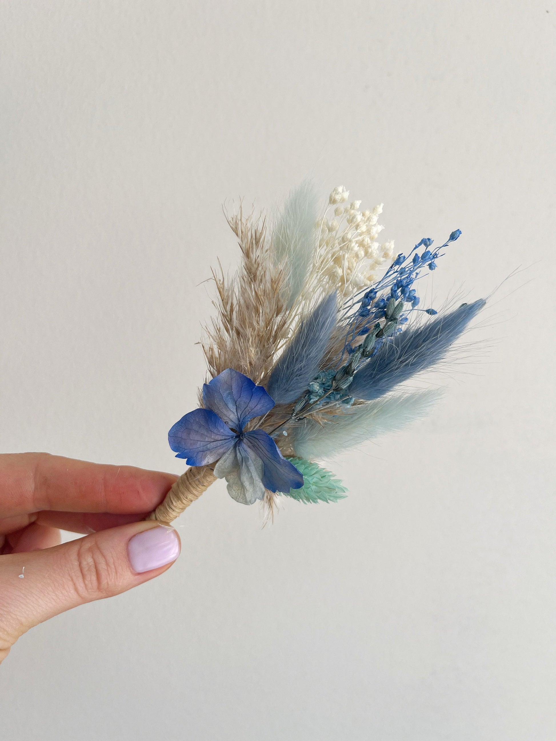 Ice Blue Bridal Bouquet