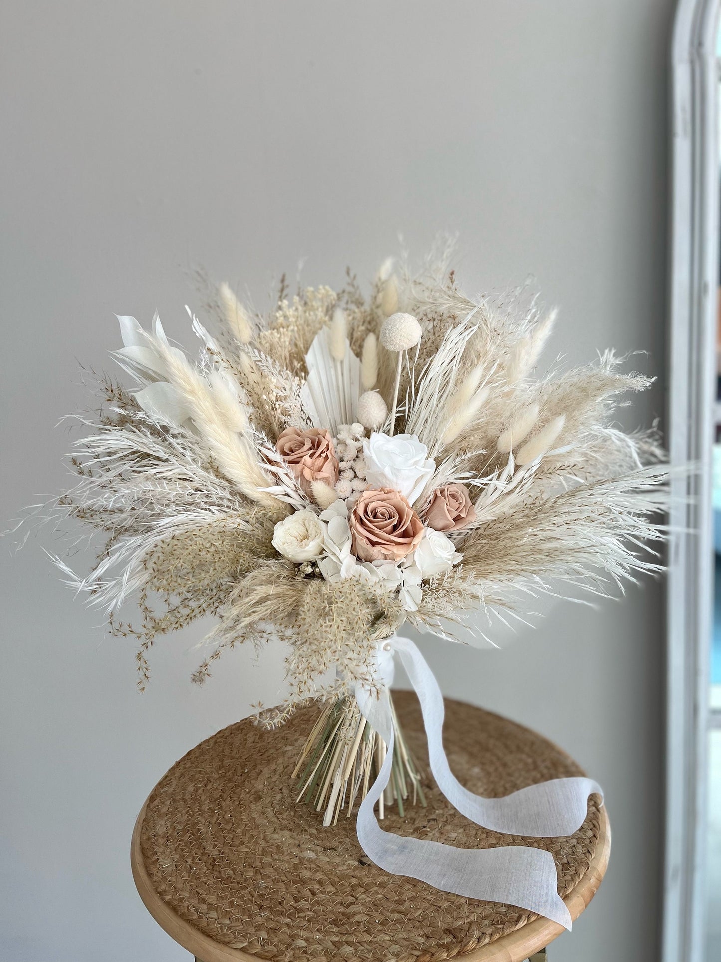 Neutral White Wedding Bouquet