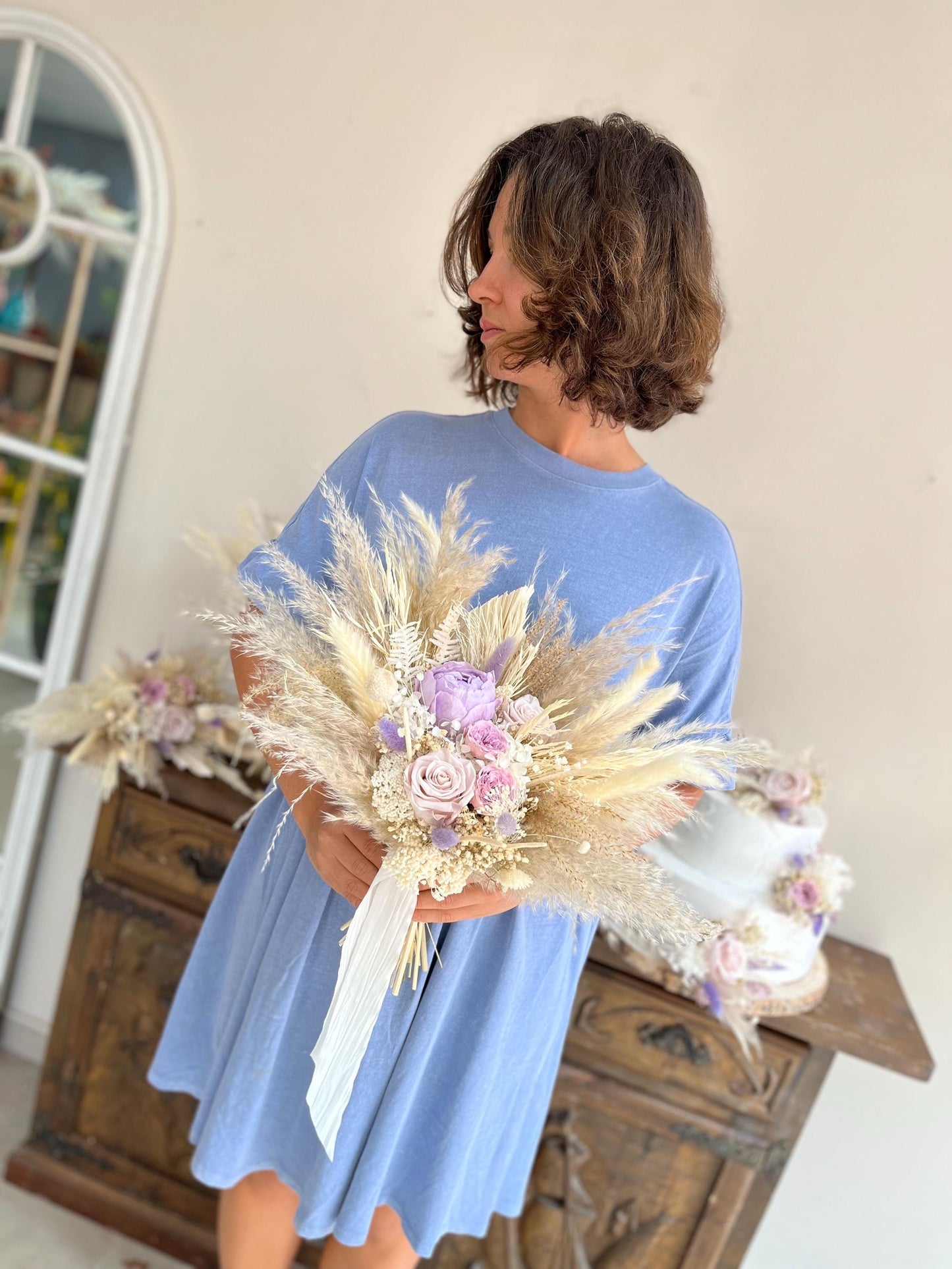 Romantic Pastel Bridal Bouquet