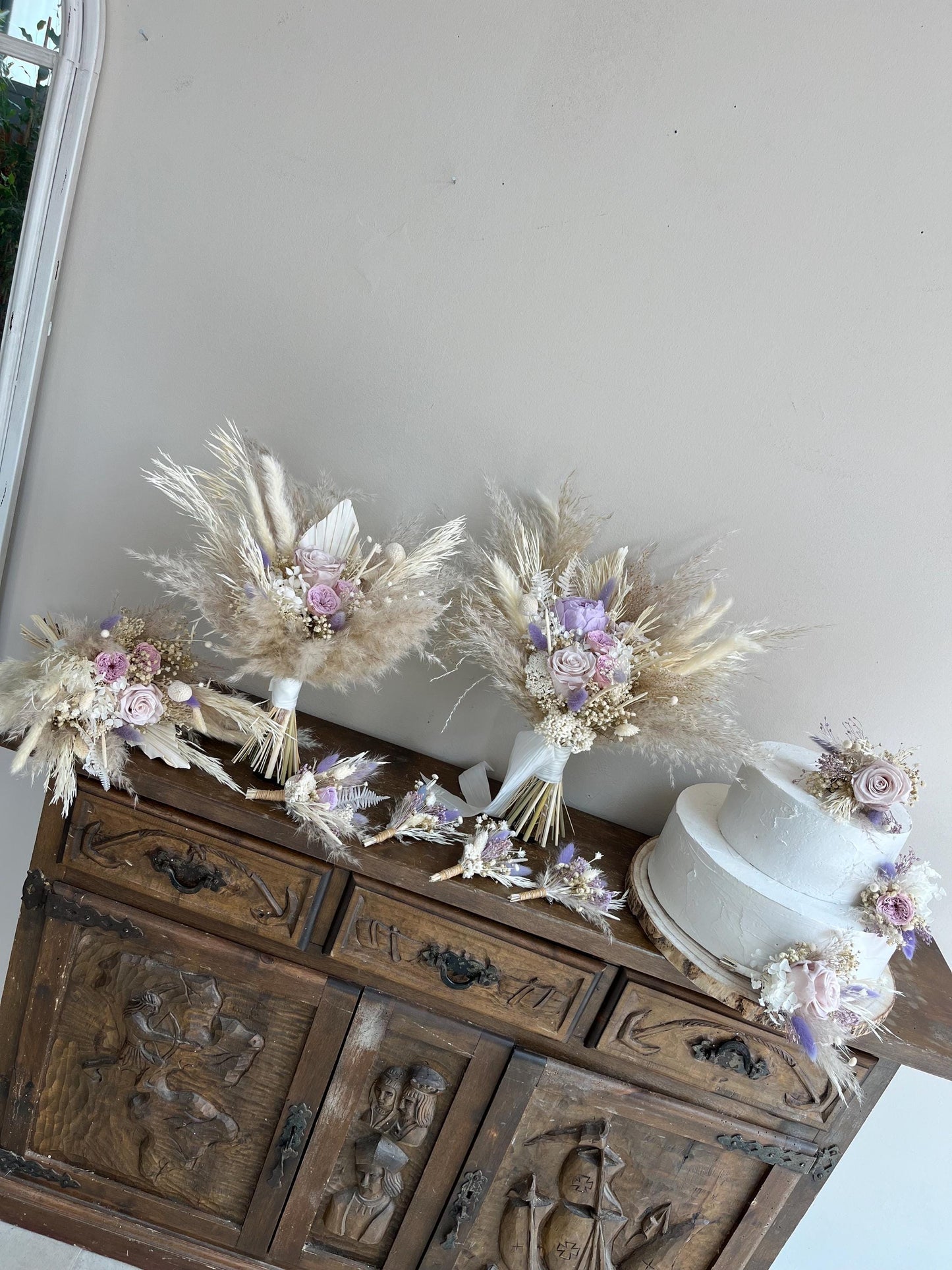 Romantic Pastel Bridal Bouquet