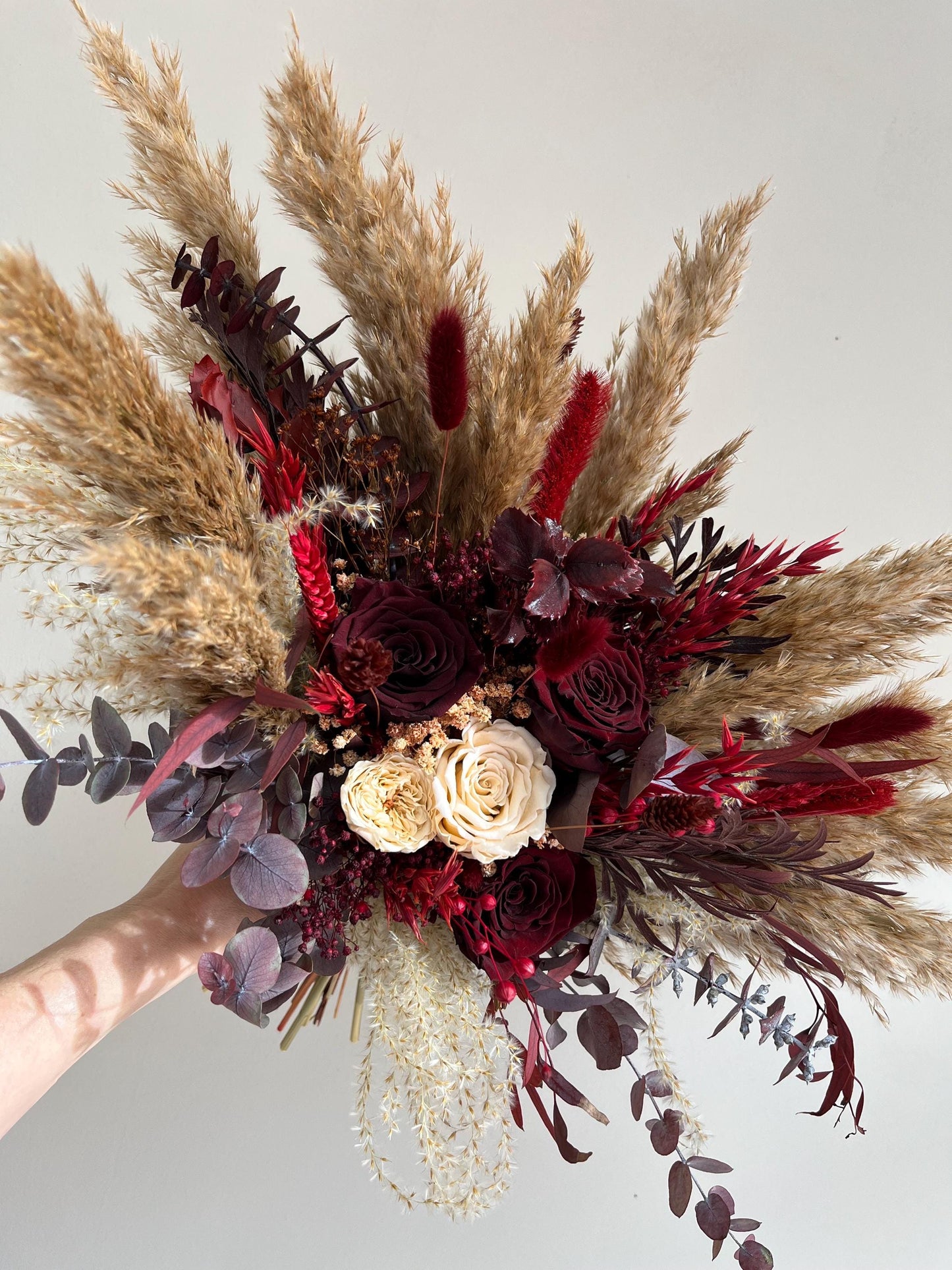 Burgundy Bridal Bouquet