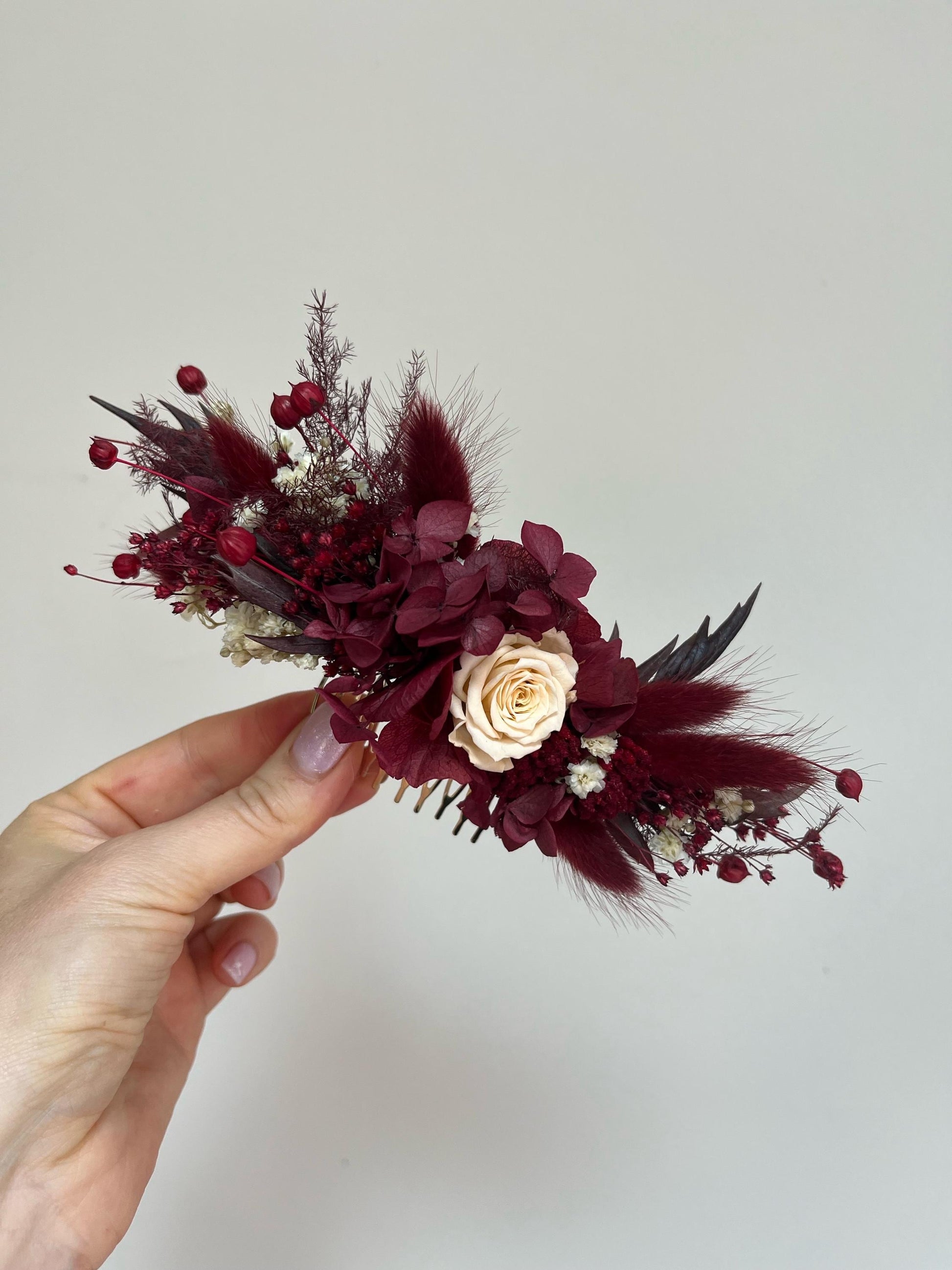 Deep Red Wedding Flowers