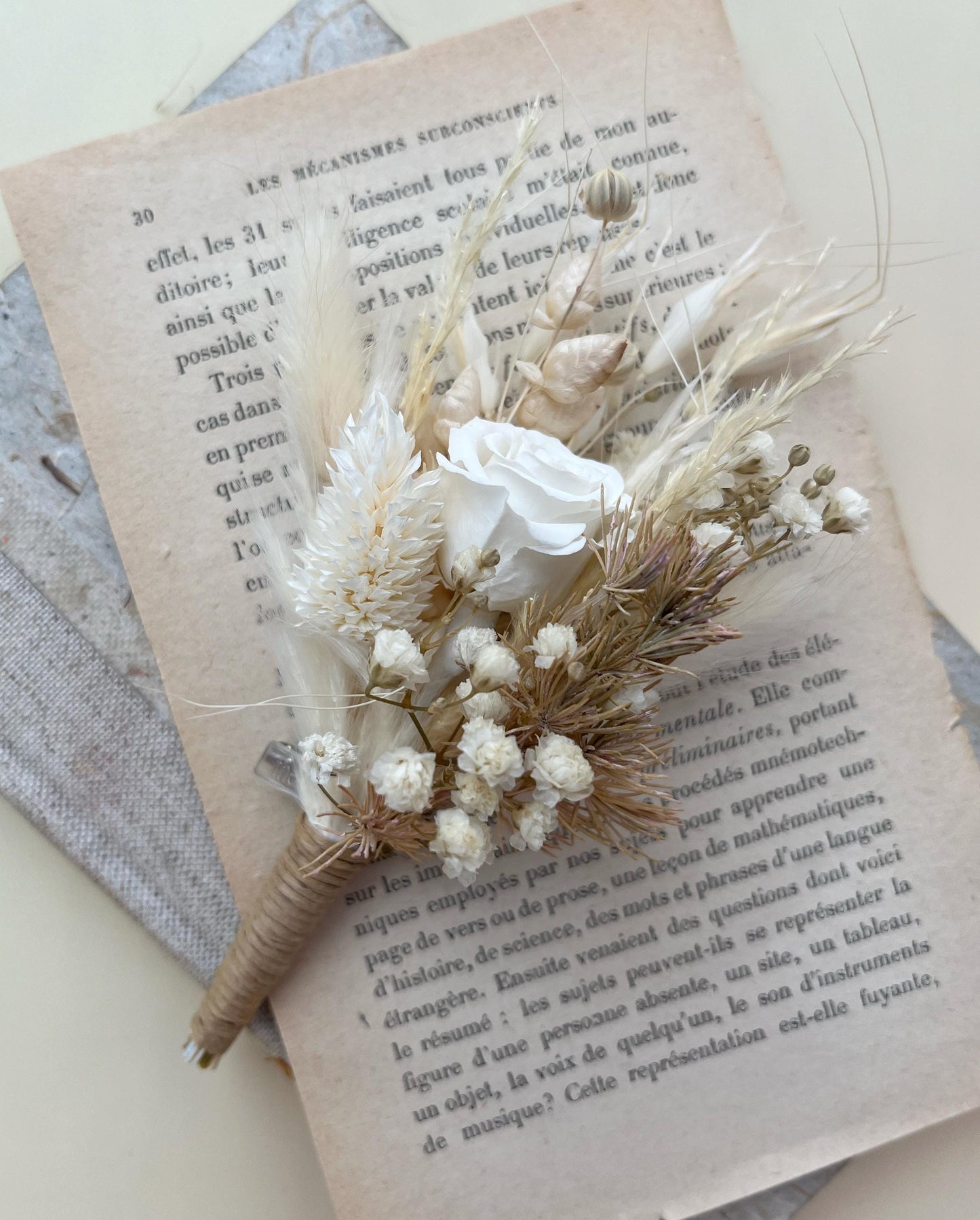 Neutral White Wedding Bouquet