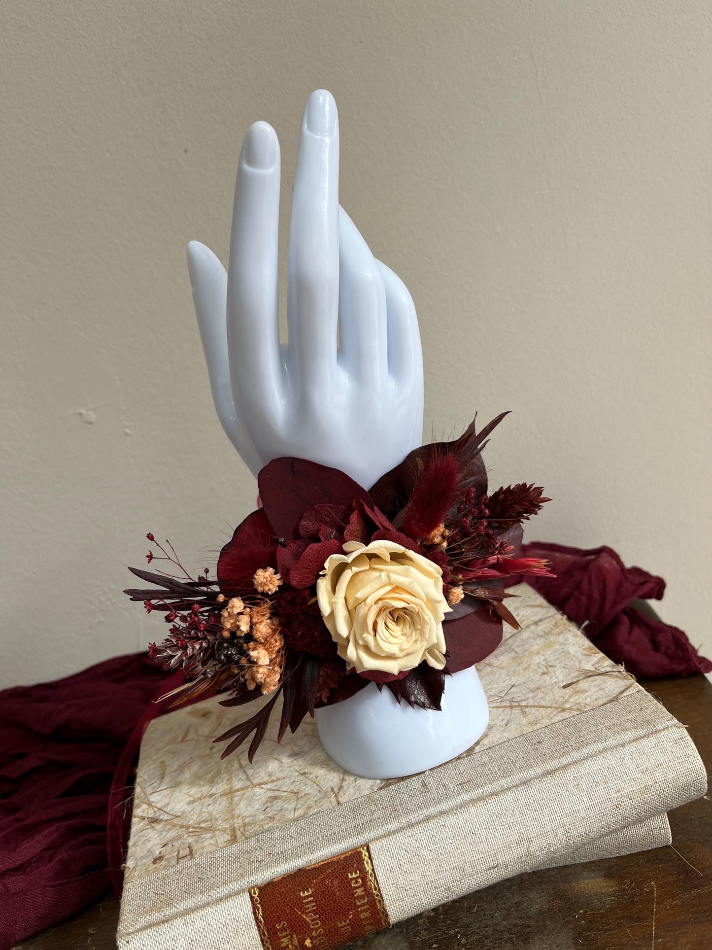 Burgundy Bridal Bouquet