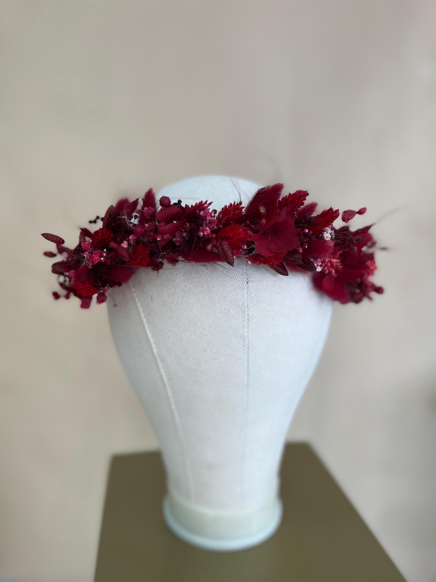 Deep Red Wedding Flowers
